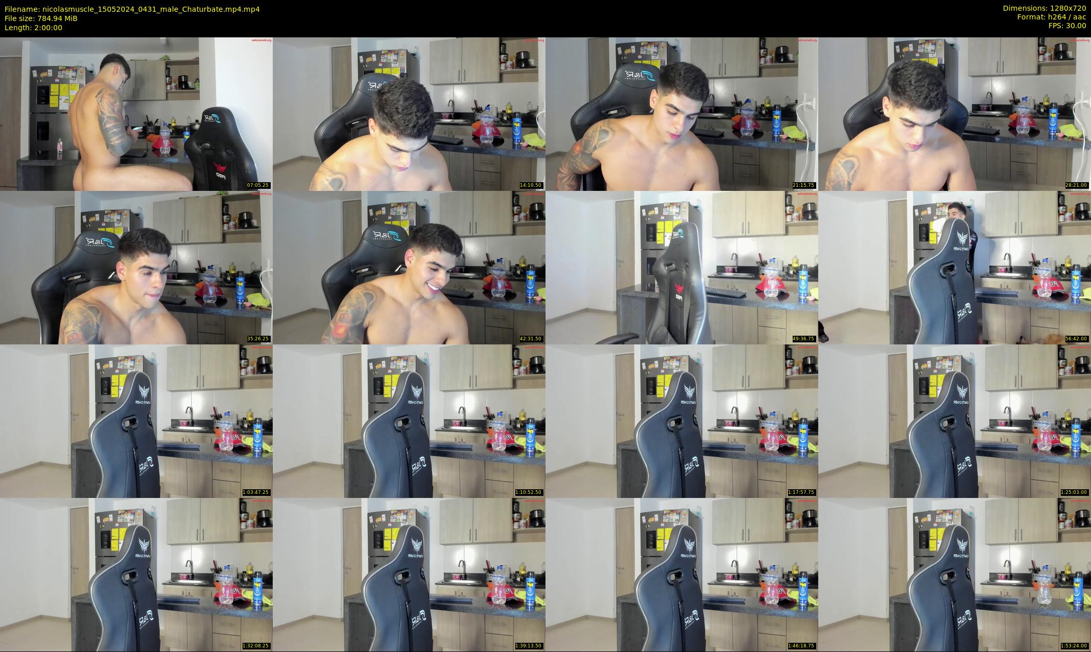 nicolasmuscle — 120 minute Chaturbate male cam show recording, 720p, May 15, 2024