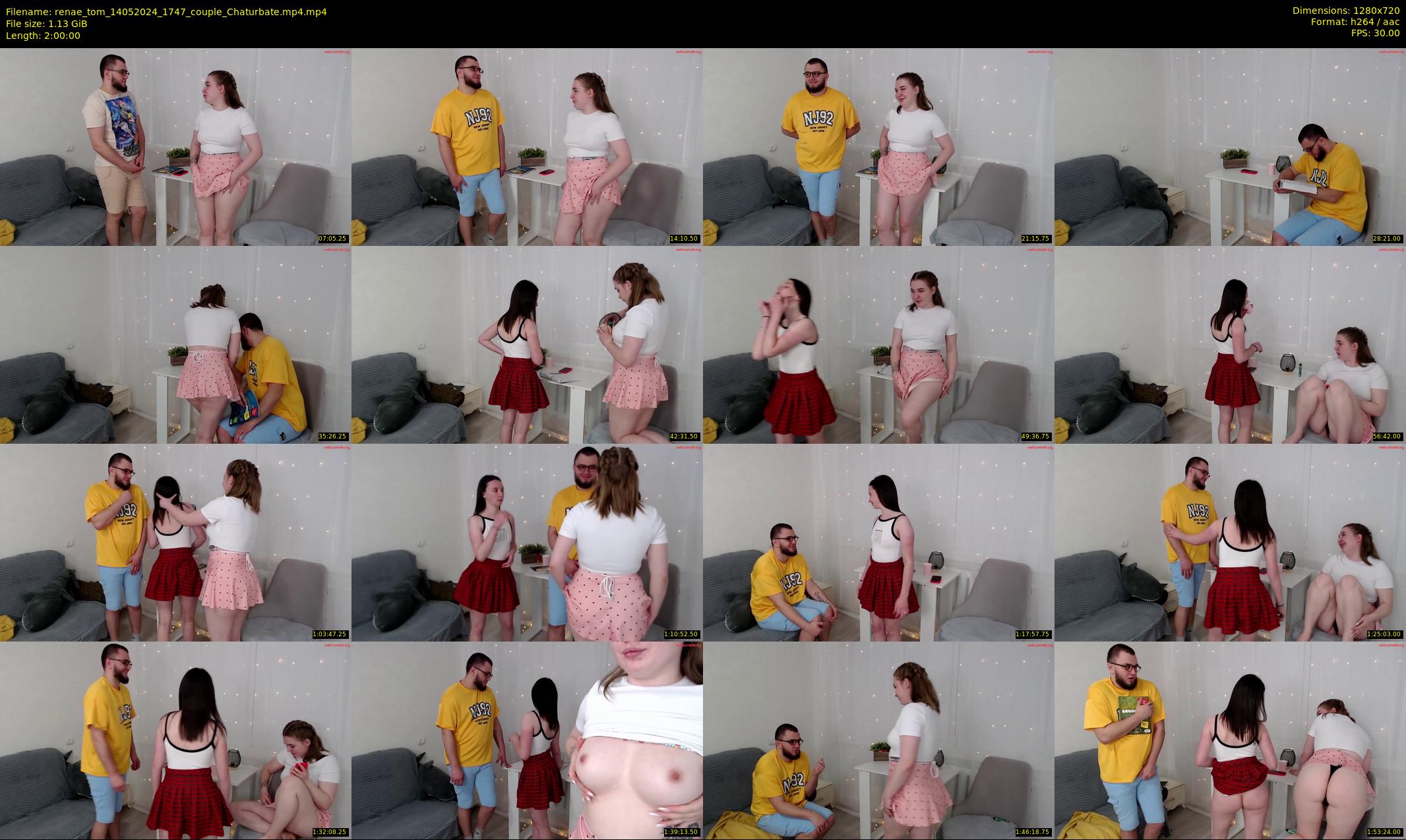 renae_tom — 120 minute Chaturbate couple cam show recording, 720p, May 14, 2024