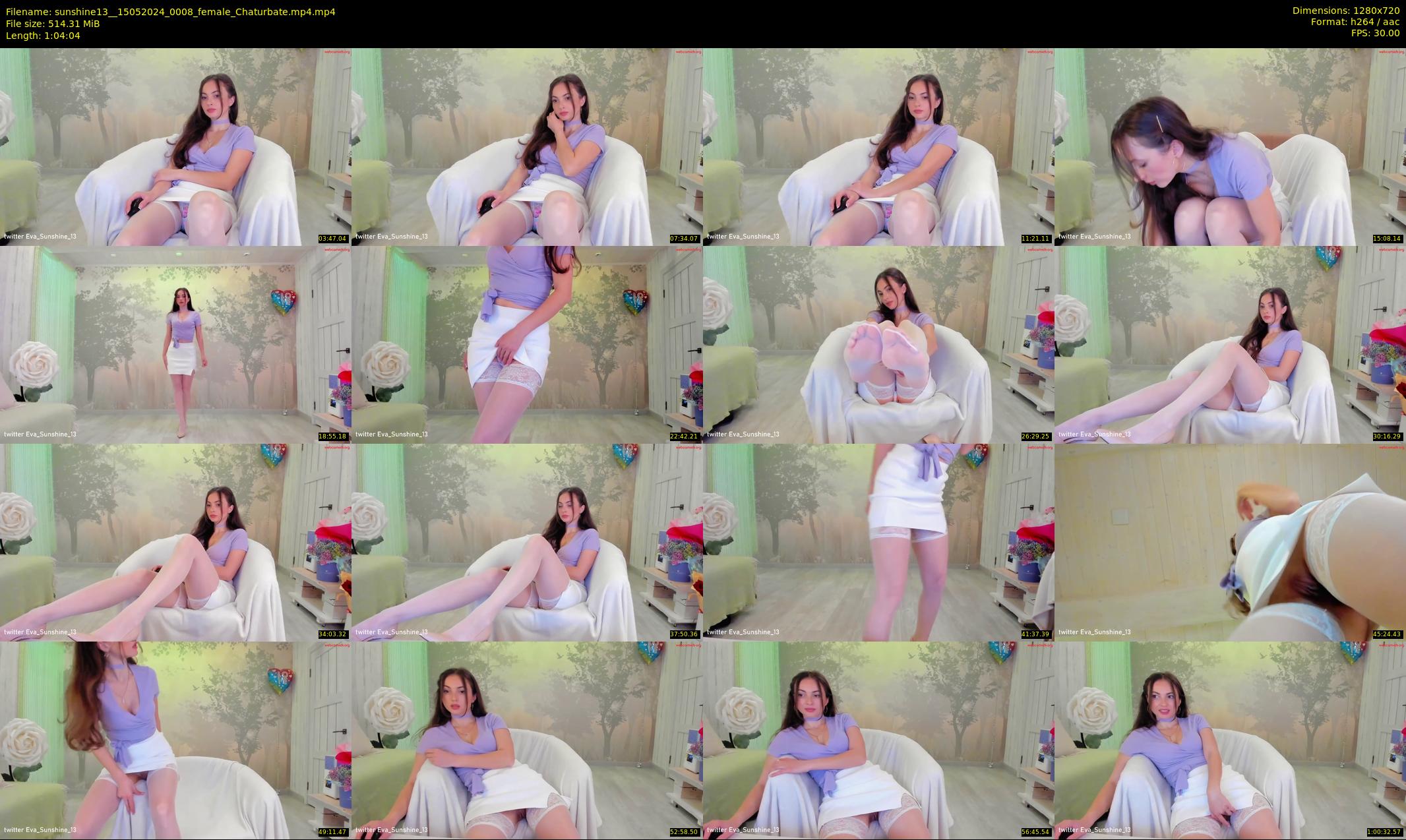 sunshine13_ — 65 minute Chaturbate female cam show recording, 720p, May 15, 2024
