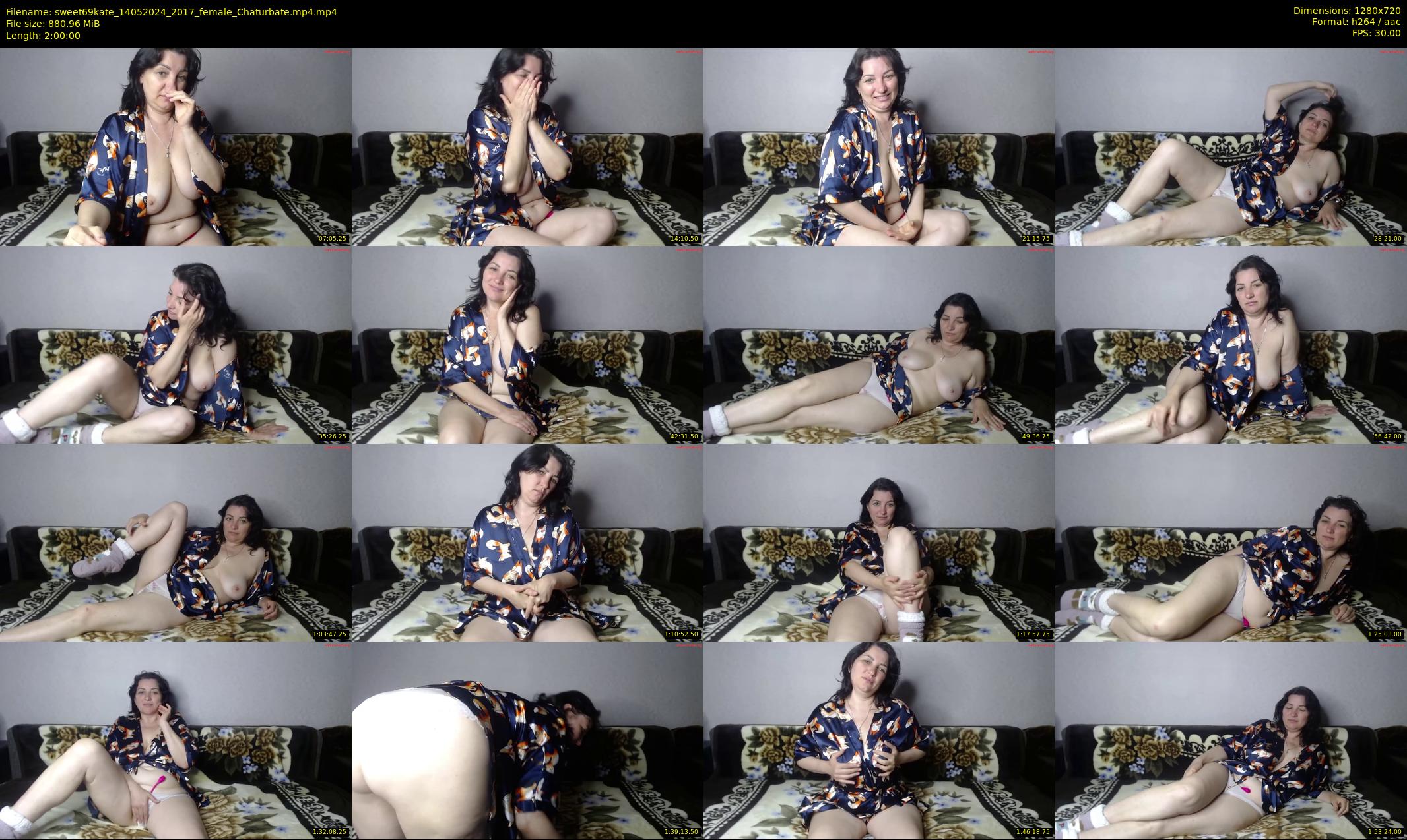 sweet69kate — 120 minute Chaturbate female cam show recording, 720p, May 14, 2024