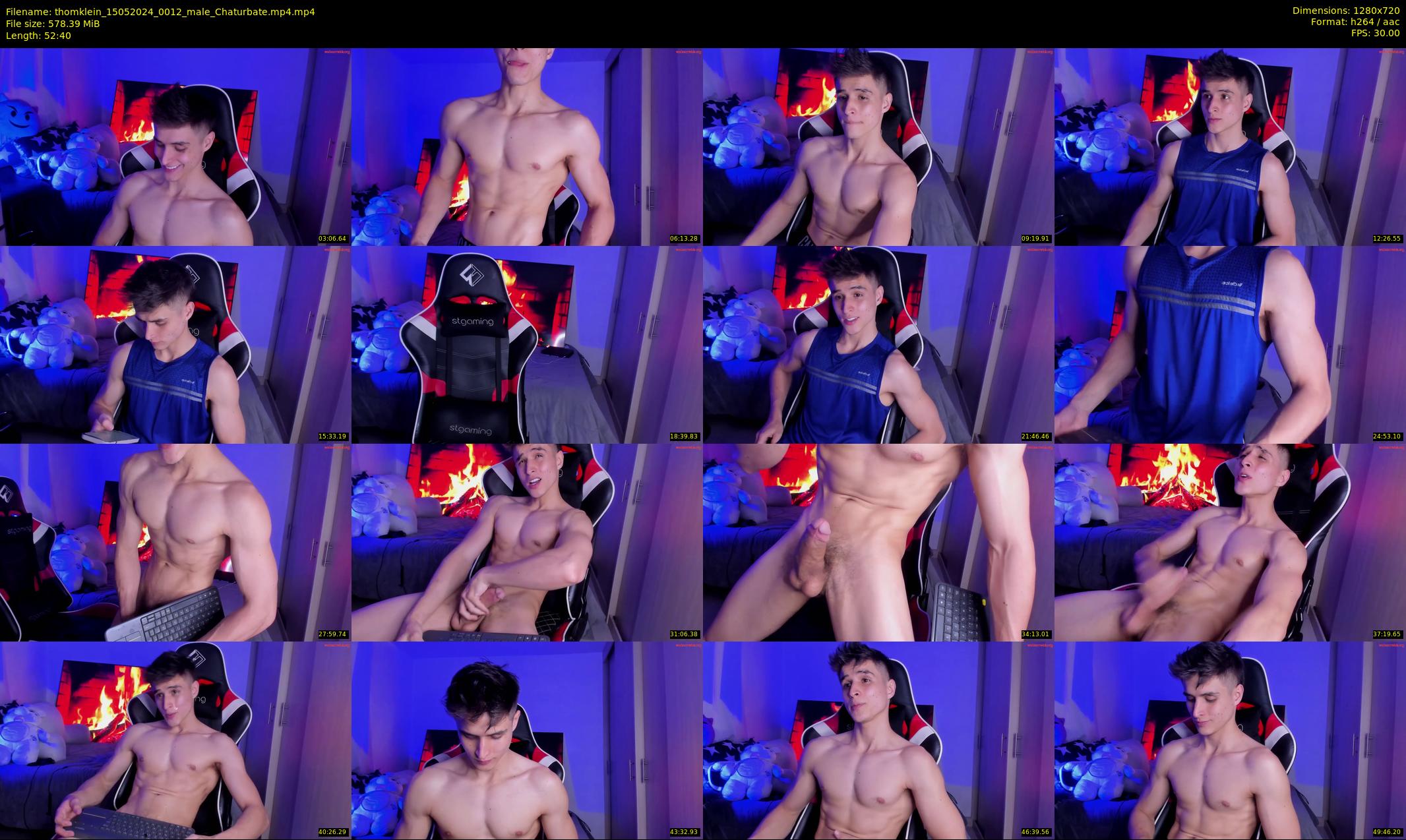thomklein — 53 minute Chaturbate male cam show recording, 720p, May 15, 2024