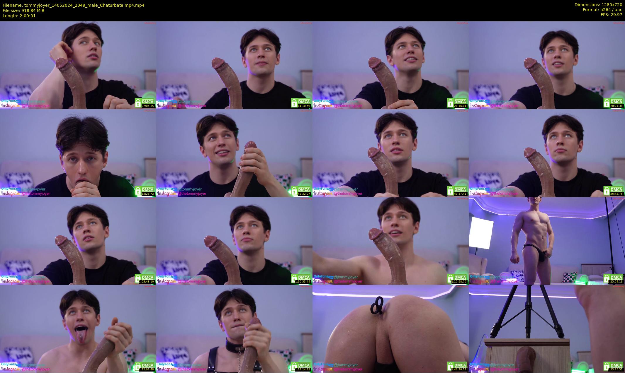 tommyjoyer — 121 minute Chaturbate male cam show recording, 720p, May 14, 2024
