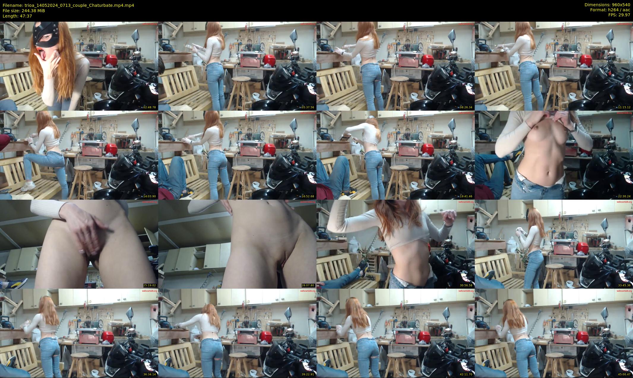 trioa — 48 minute Chaturbate couple cam show recording, 480p, May 14, 2024