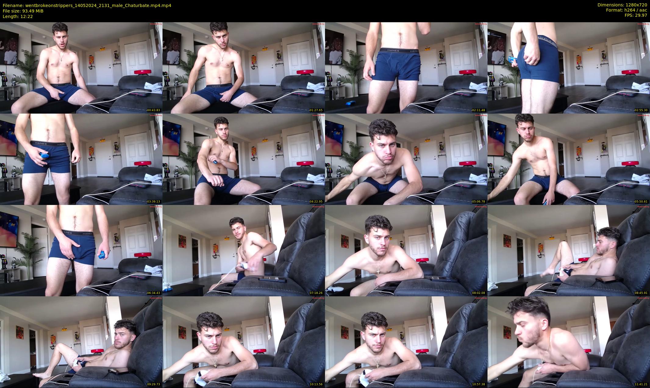 wentbrokeonstrippers — 13 minute Chaturbate male cam show recording, 720p, May 14, 2024