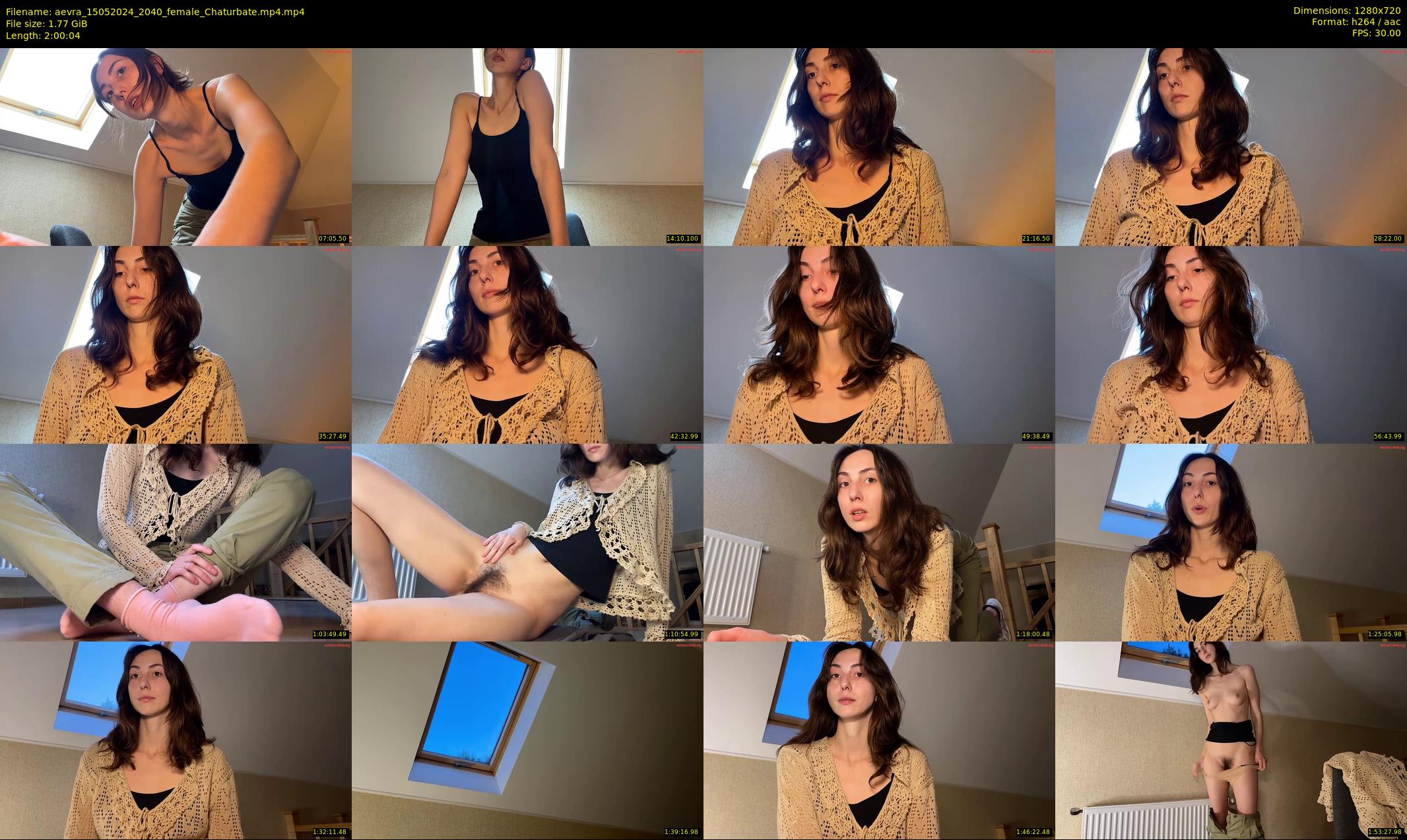 aevra — 121 minute Chaturbate female cam show recording, 720p, May 15, 2024