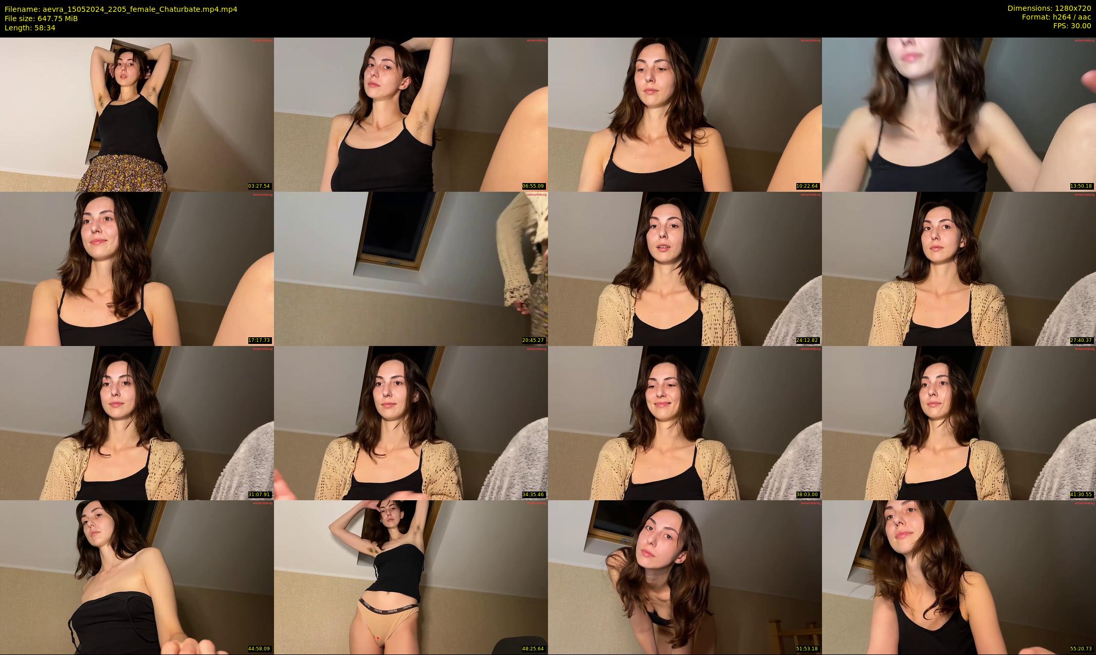 aevra — 59 minute Chaturbate female cam show recording, 720p, May 15, 2024