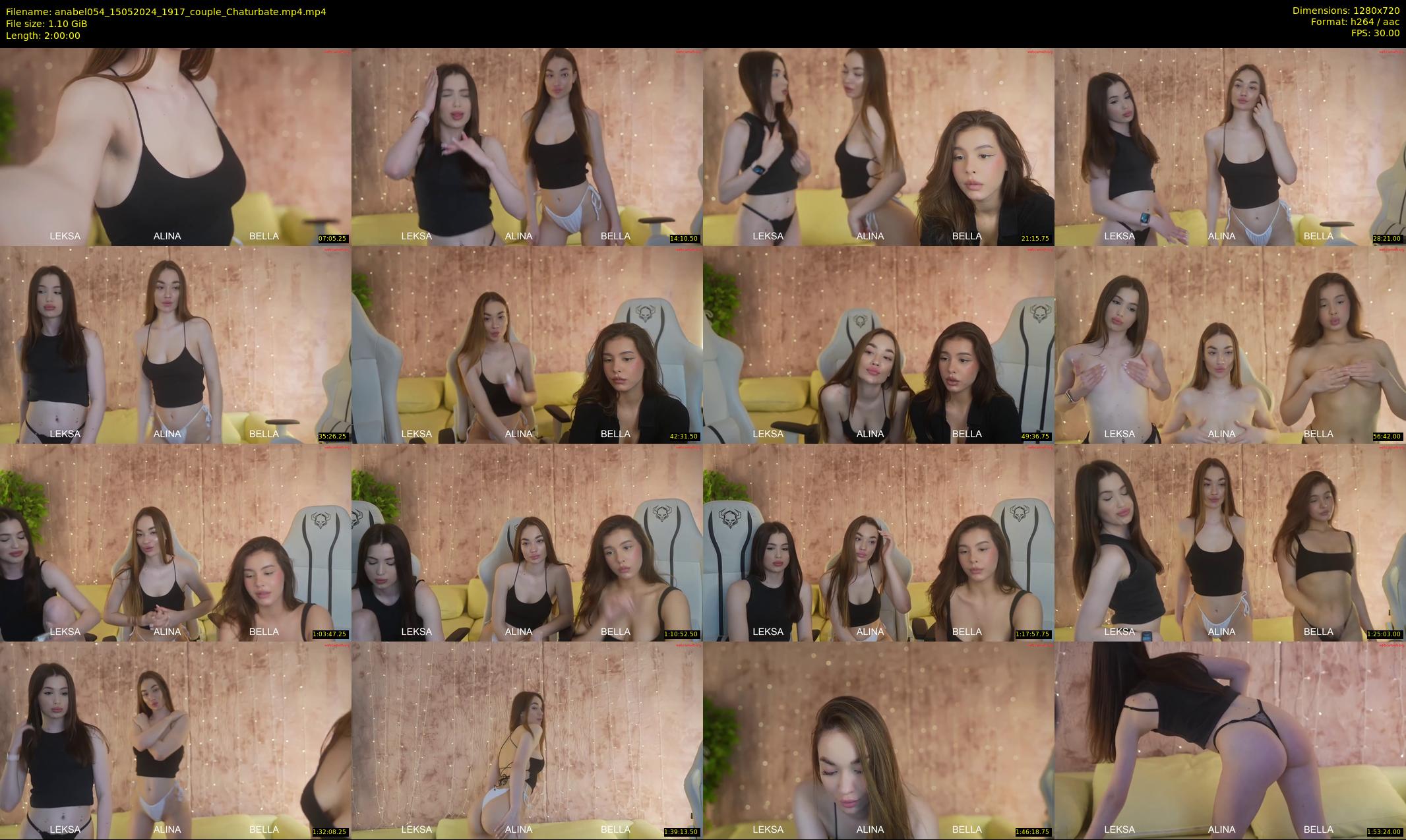 anabel054 — 120 minute Chaturbate female cam show recording, 720p, May 15, 2024