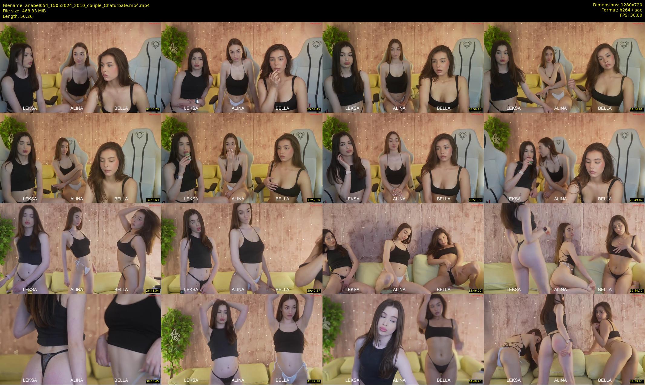 anabel054 — 51 minute Chaturbate female cam show recording, 720p, May 15, 2024
