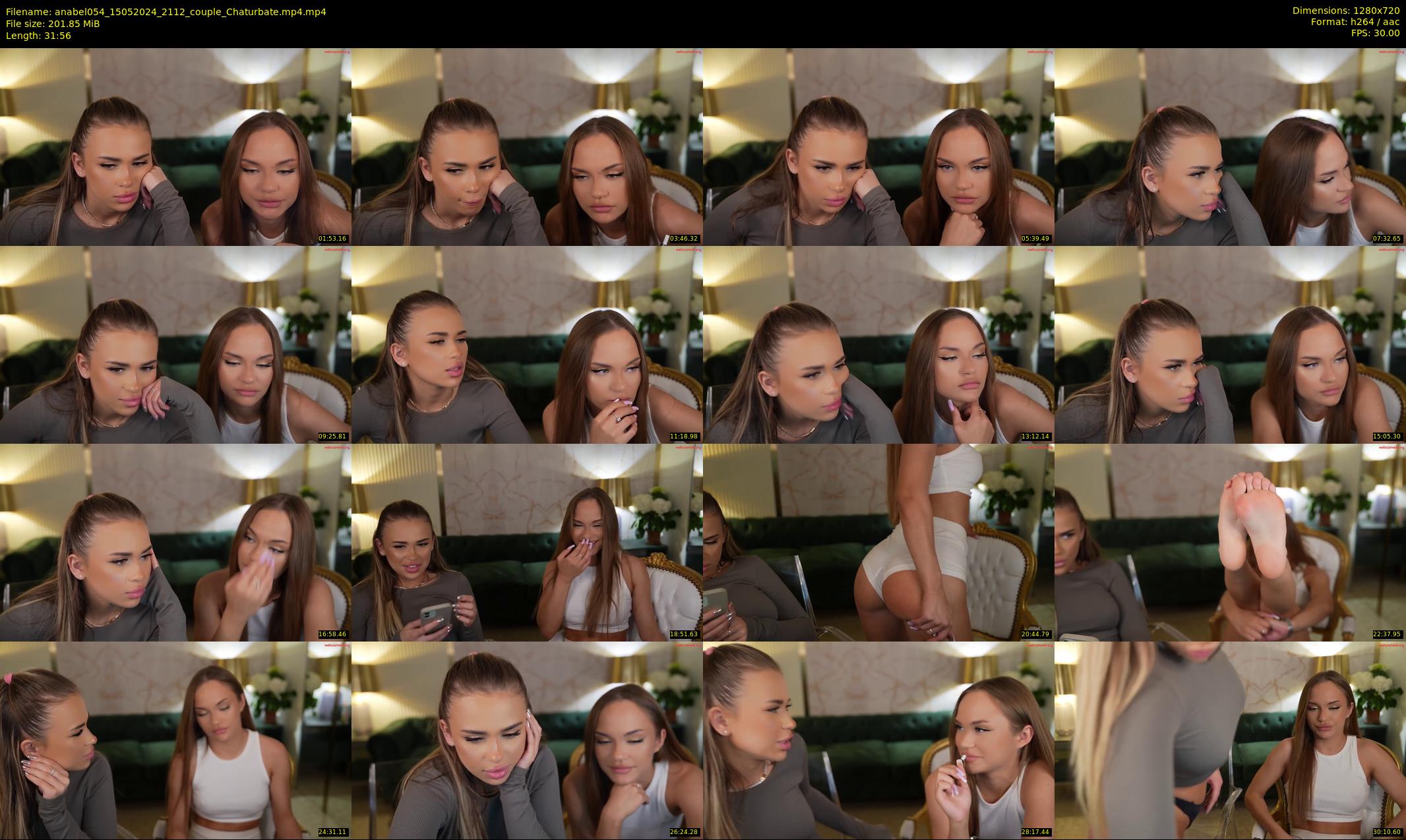 anabel054 — 32 minute Chaturbate female cam show recording, 720p, May 15, 2024