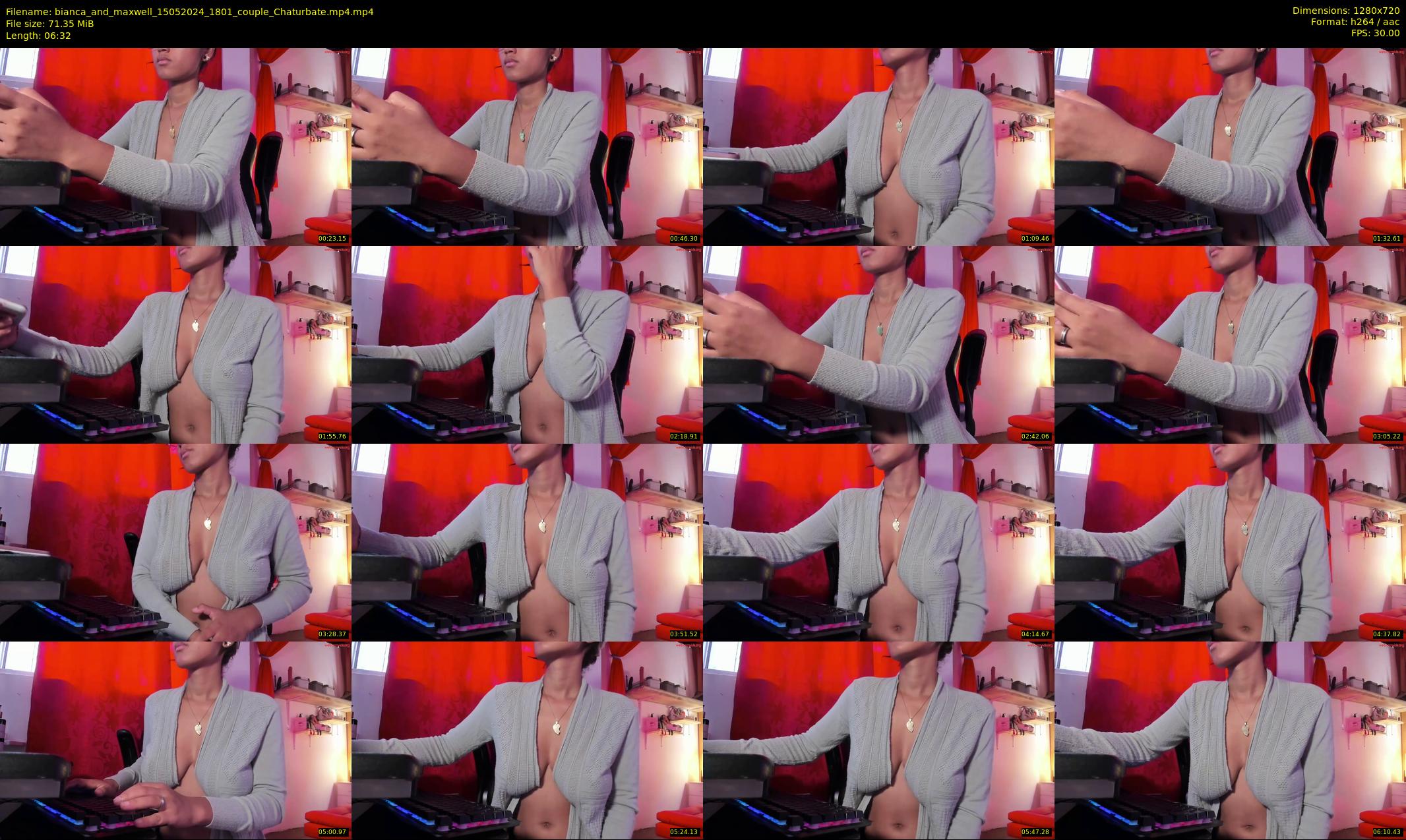 bianca_and_maxwell — 7 minute Chaturbate couple cam show recording, 720p, May 15, 2024