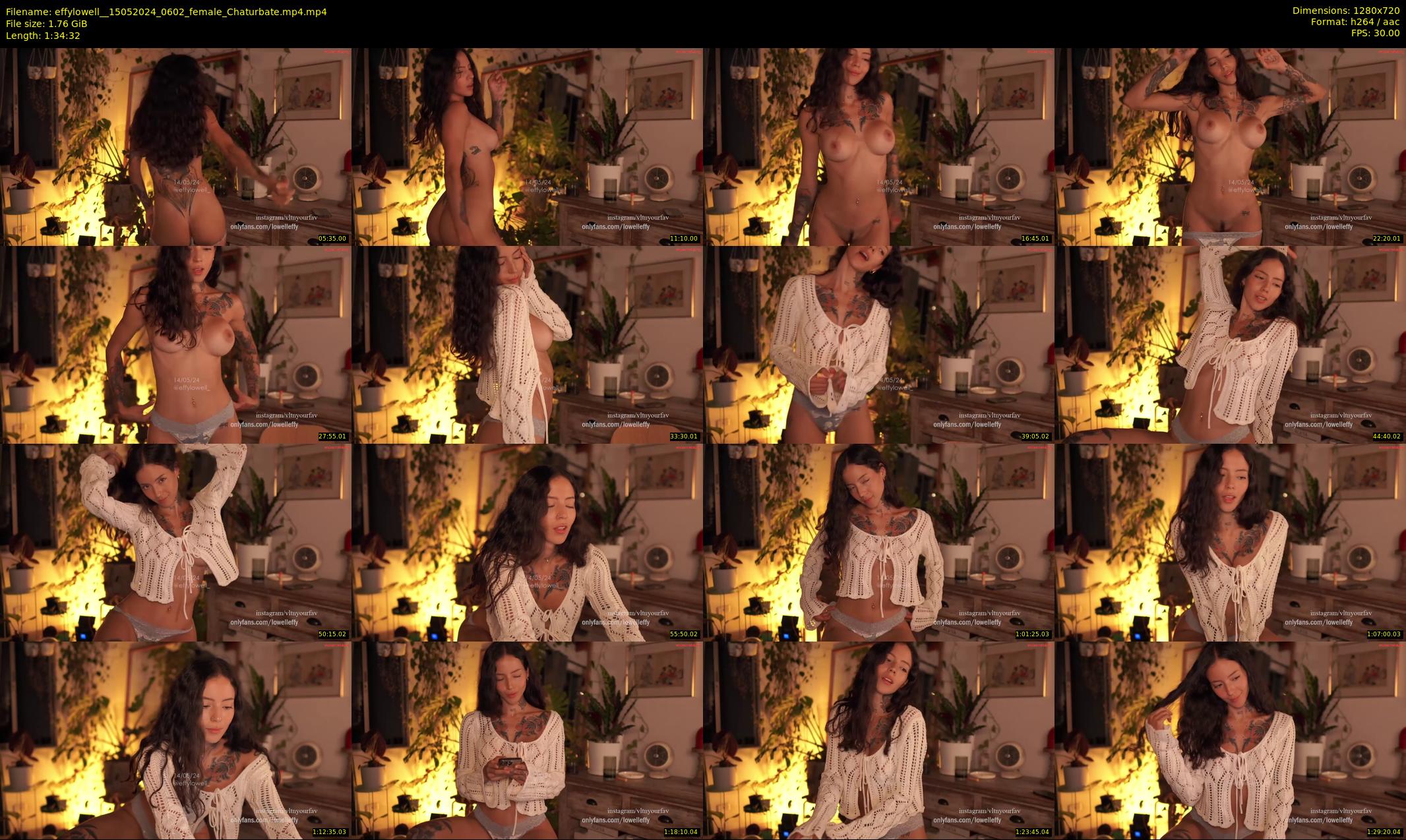 effylowell_ — 95 minute Chaturbate female cam show recording, 720p, May 15, 2024