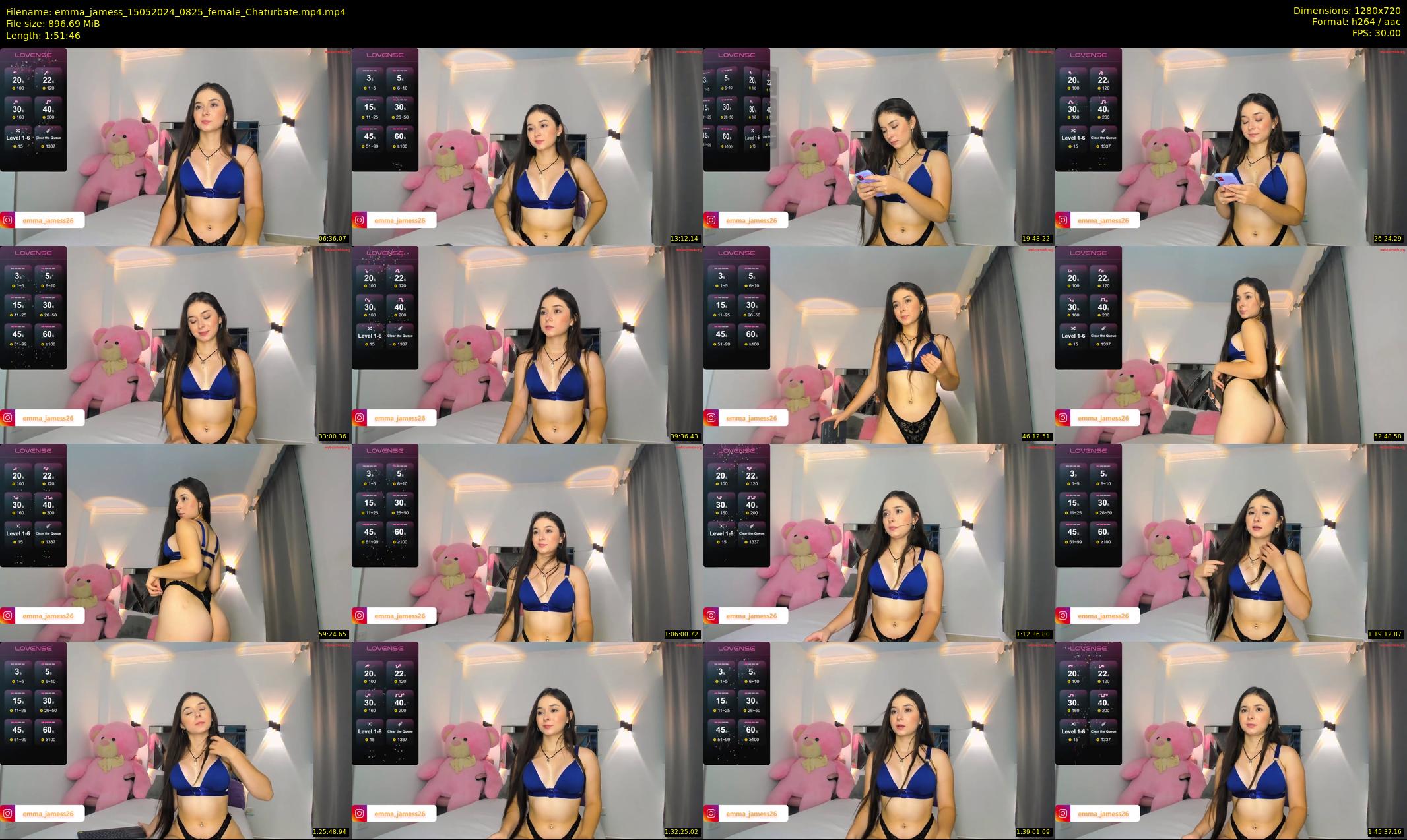 emma_jamess — 112 minute Chaturbate female cam show recording, 720p, May 15, 2024