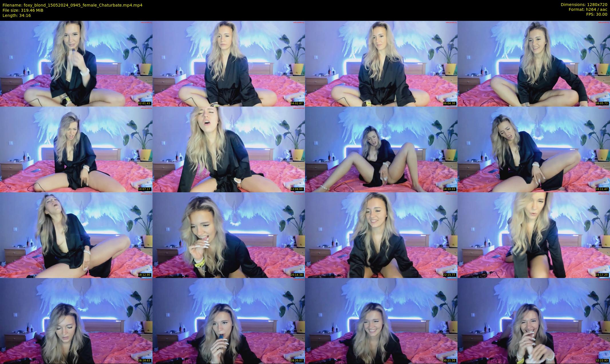 foxy_blond — 35 minute Chaturbate female cam show recording, 720p, May 15, 2024