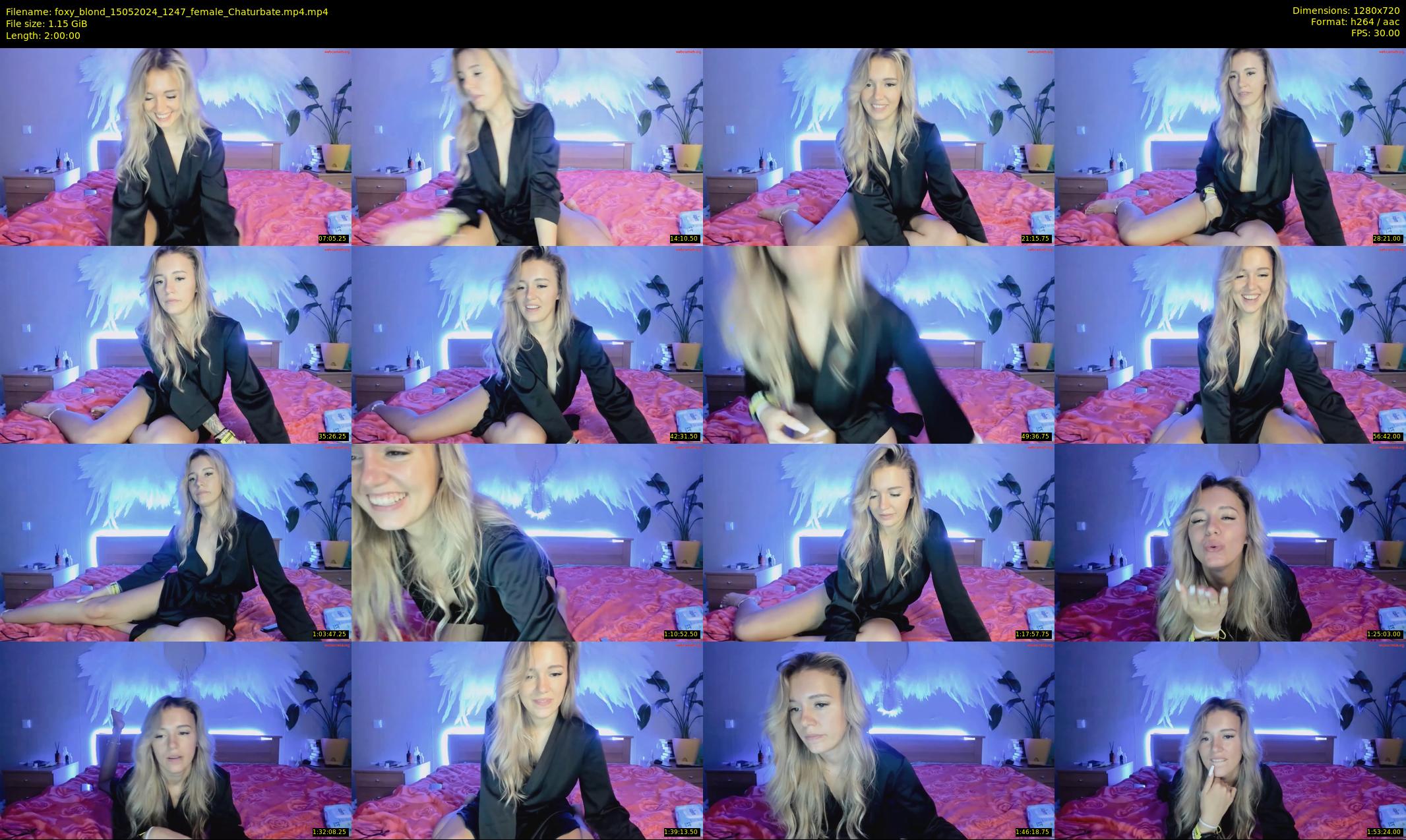 foxy_blond — 120 minute Chaturbate female cam show recording, 720p, May 15, 2024