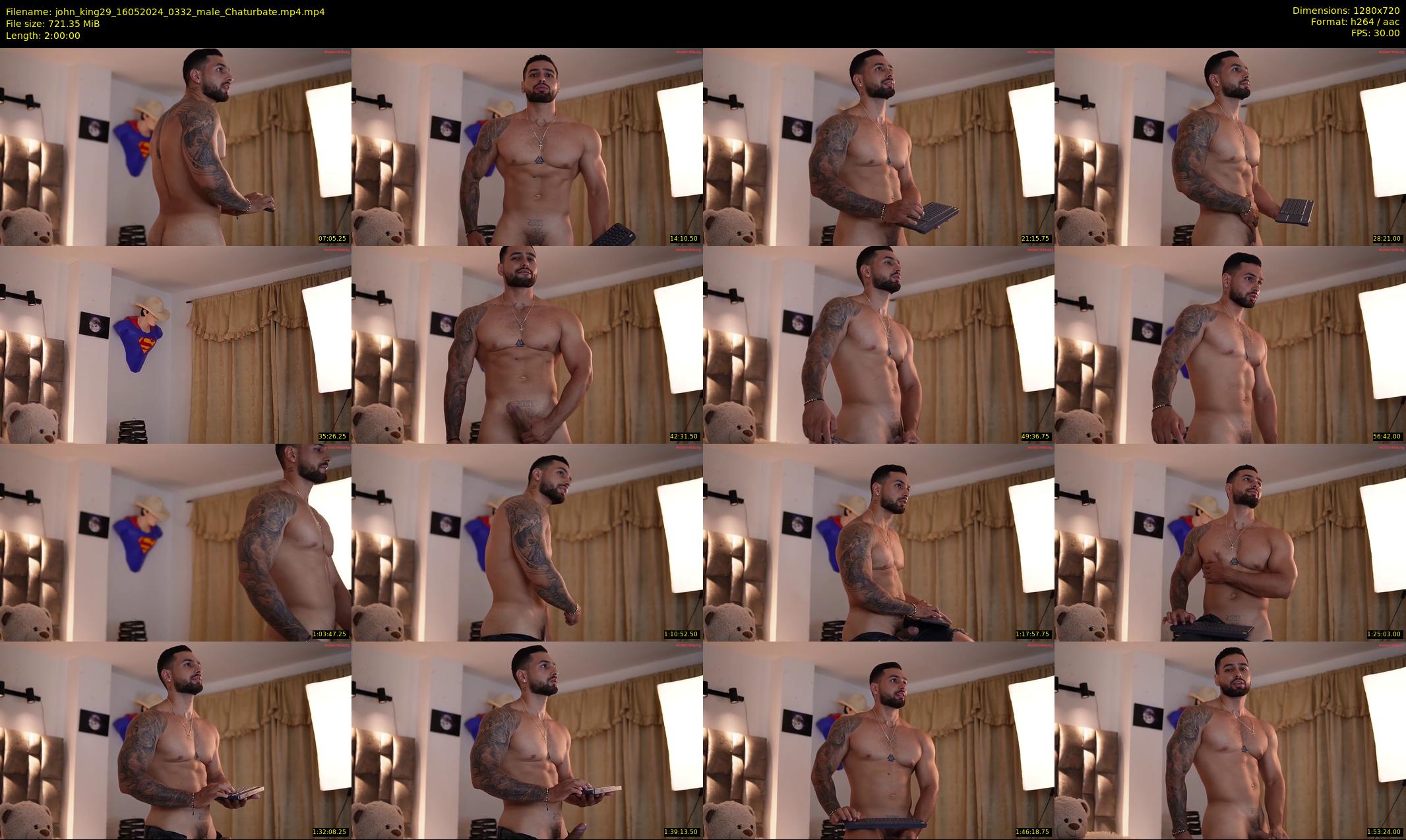 john_king29 — 120 minute Chaturbate male cam show recording, 720p, May 16, 2024