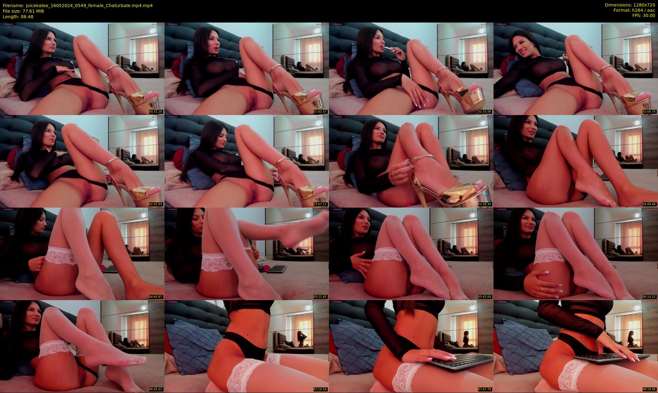 juicekatee — 9 minute Chaturbate female cam show recording, 720p, May 16, 2024