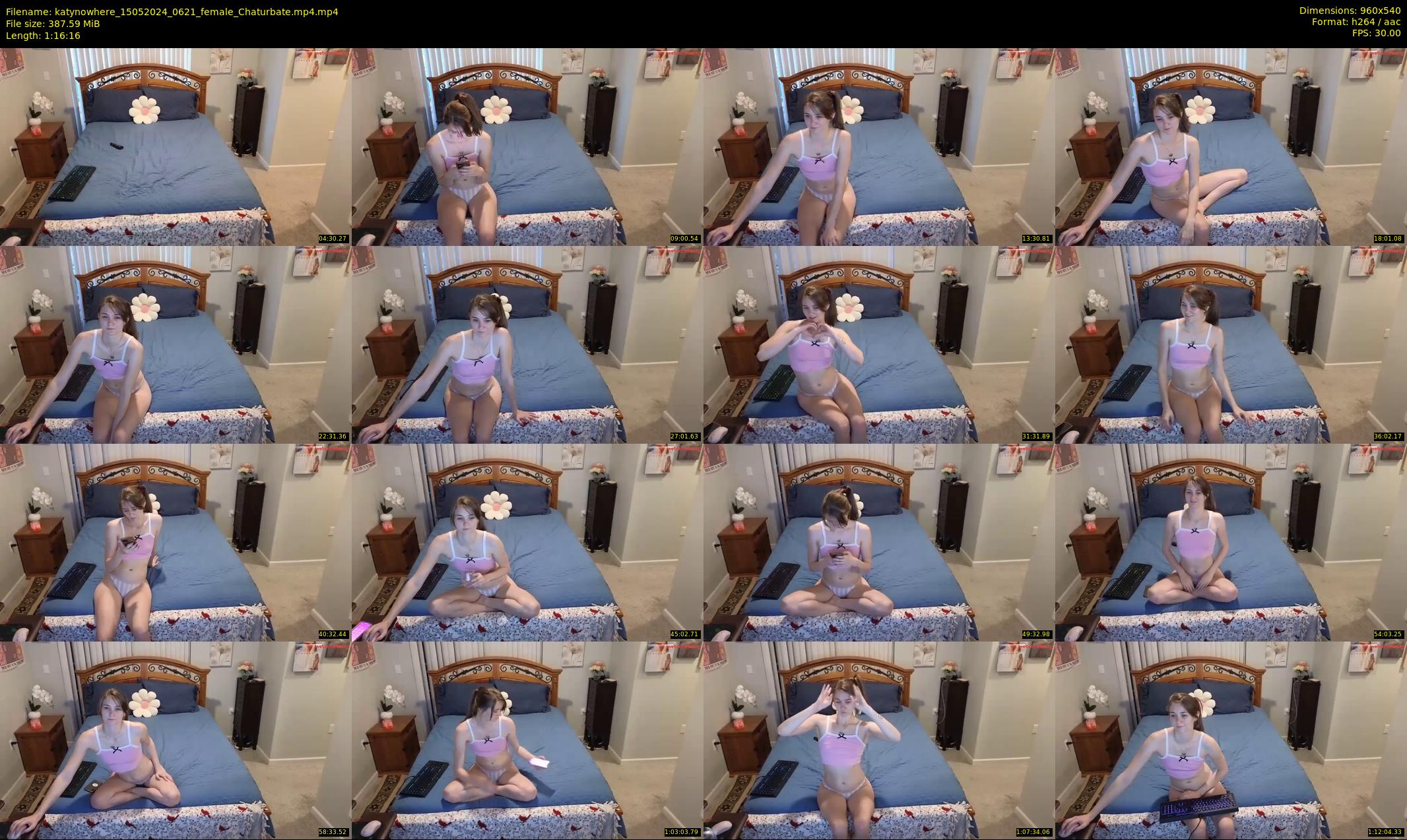 katynowhere — 77 minute Chaturbate female cam show recording, 480p, May 15, 2024