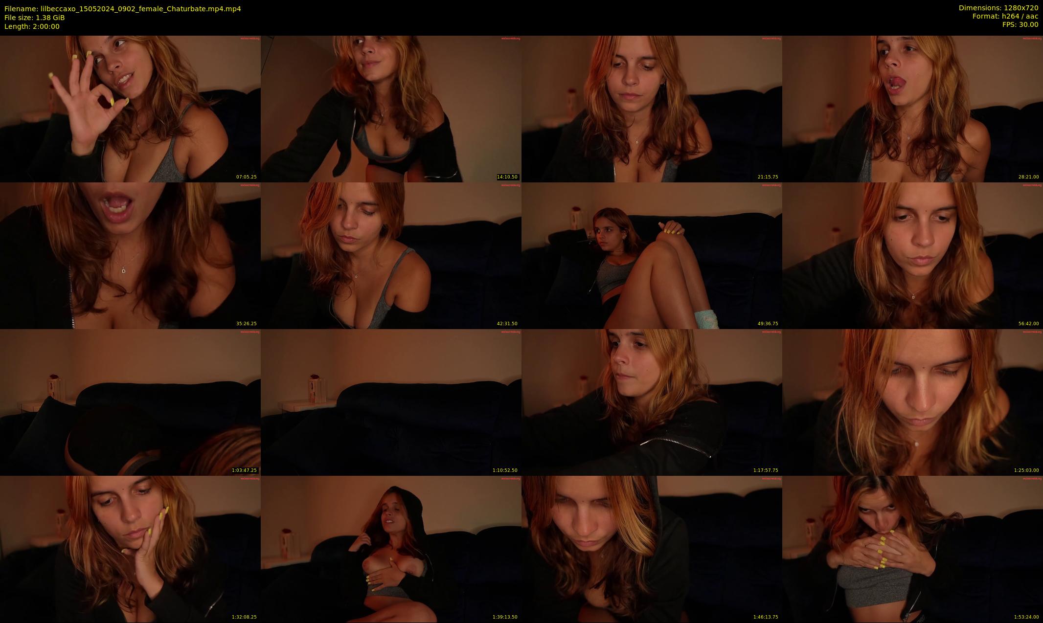 lilbeccaxo — 120 minute Chaturbate female cam show recording, 720p, May 15, 2024