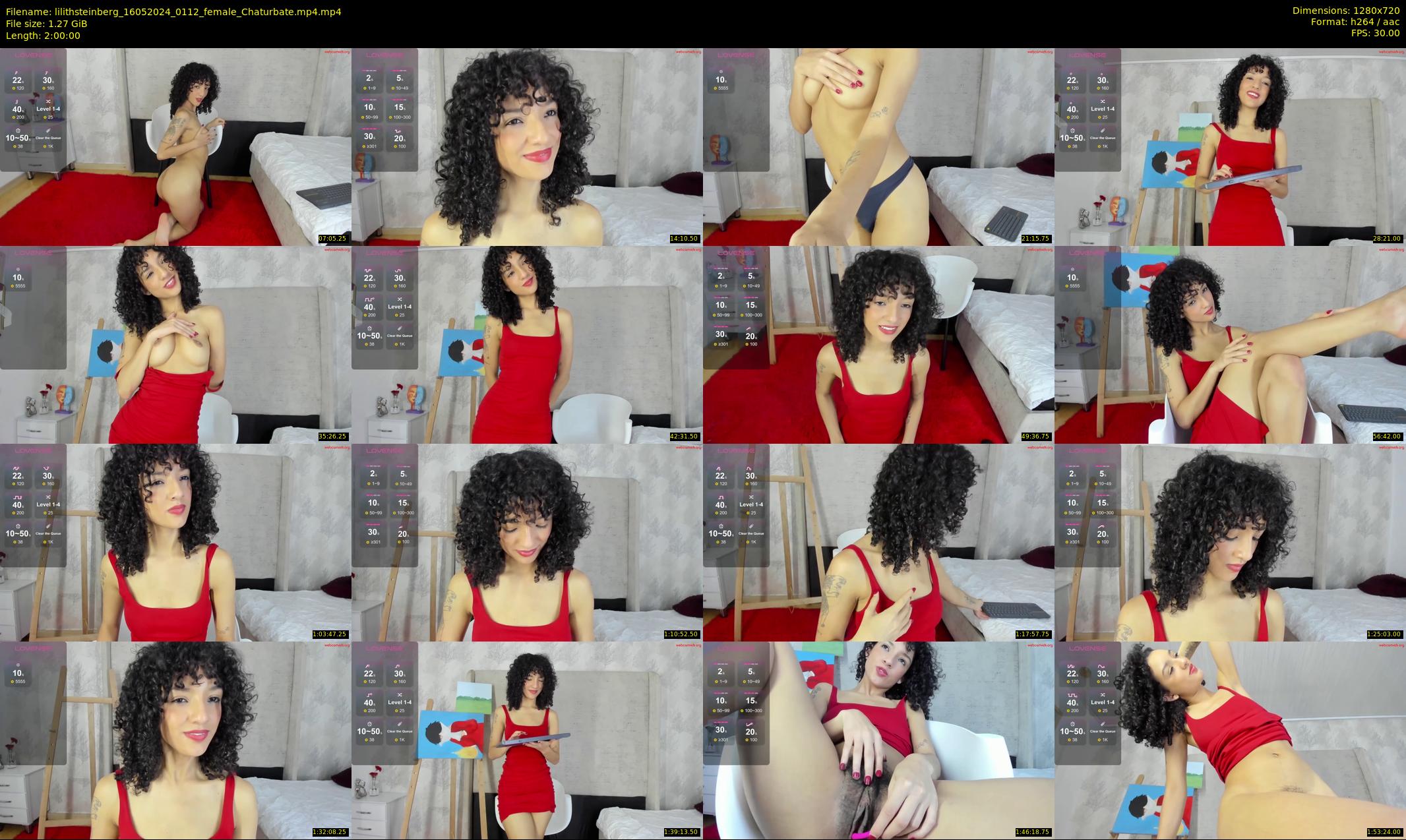 lilithsteinberg — 120 minute Chaturbate female cam show recording, 720p, May 16, 2024