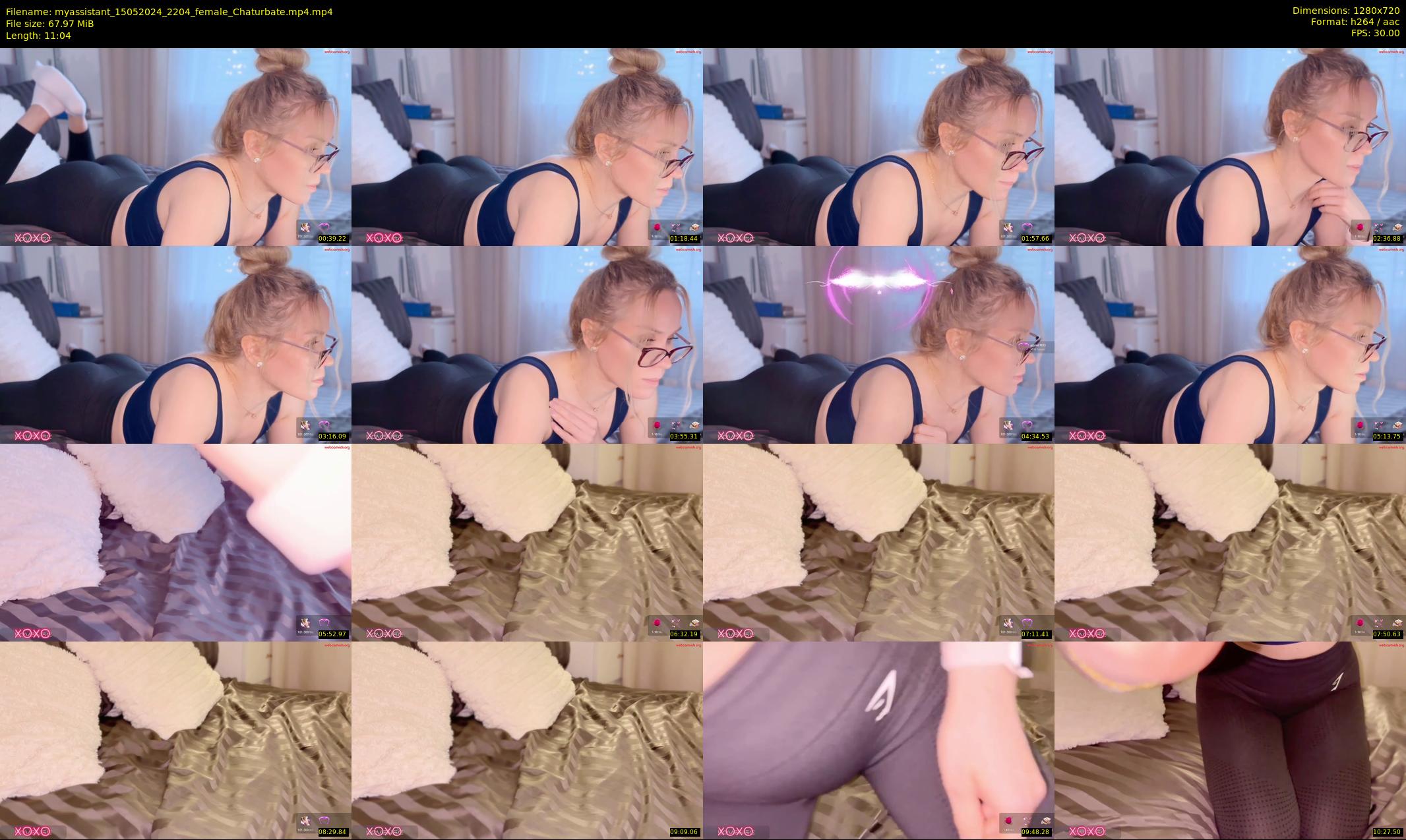 myassistant — 12 minute Chaturbate female cam show recording, 720p, May 15, 2024