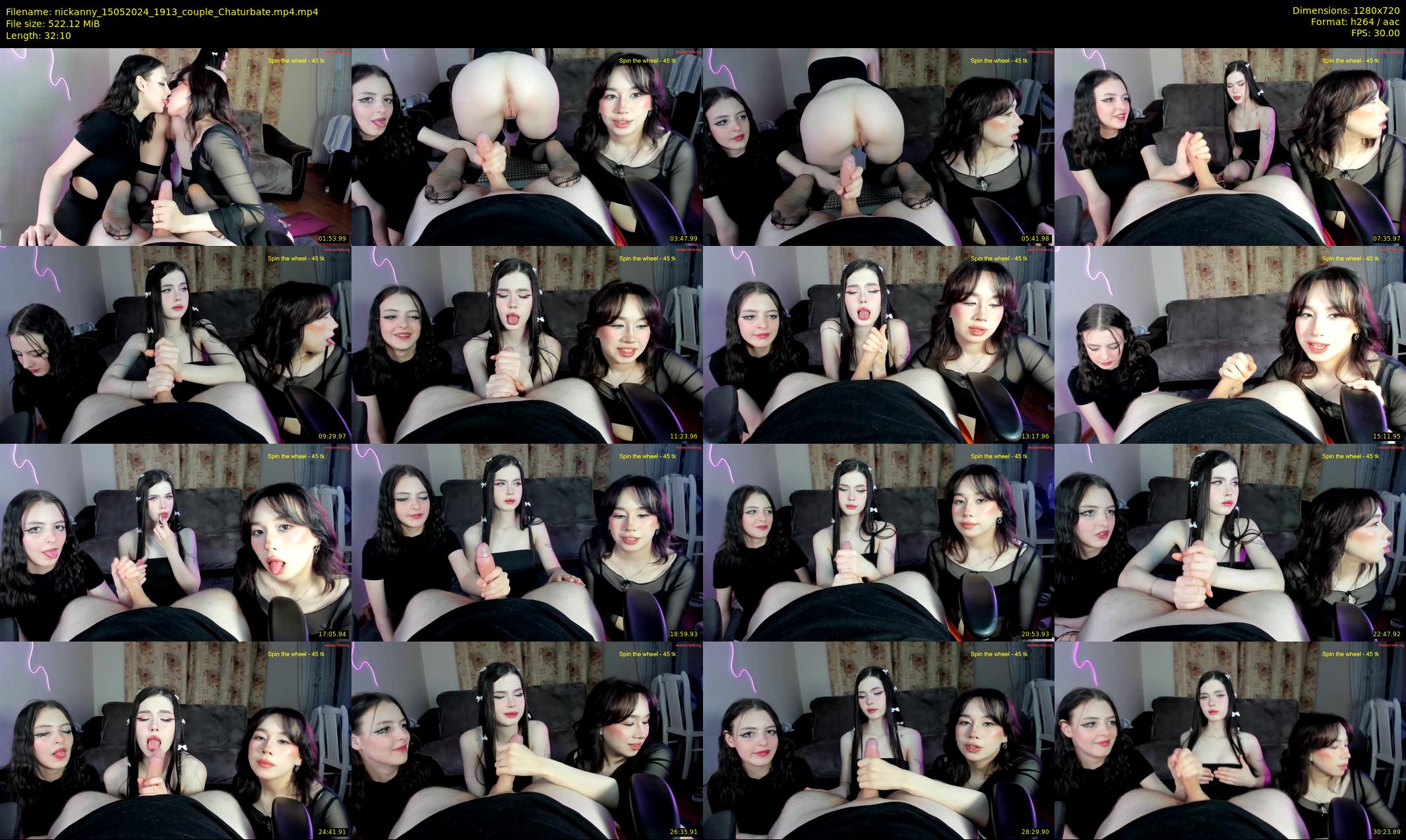 nickanny — 33 minute Chaturbate couple cam show recording, 720p, May 15, 2024