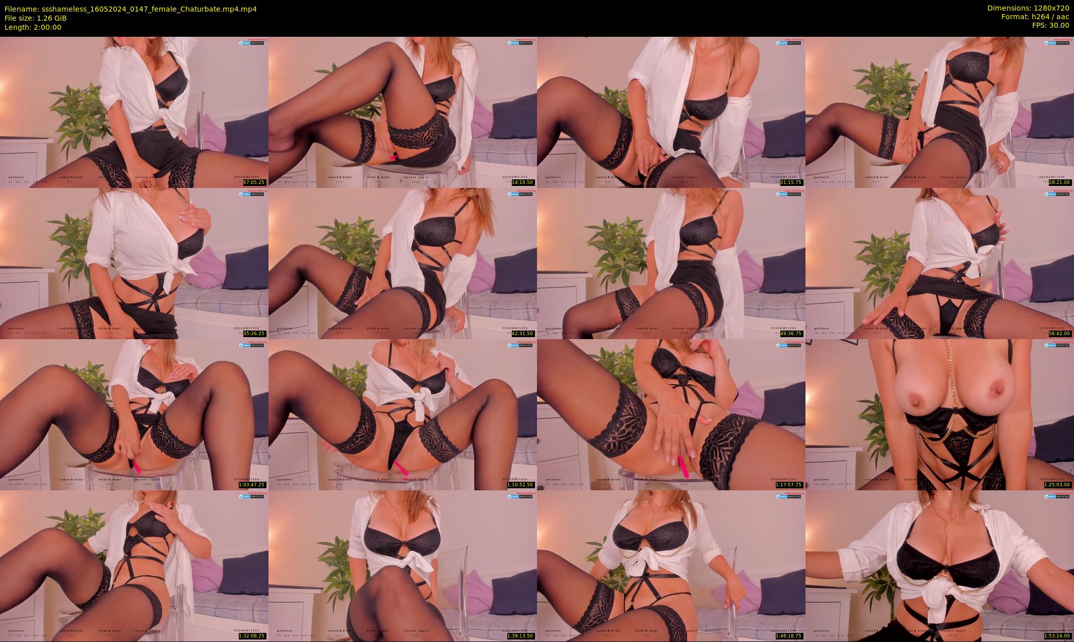 ssshameless — 120 minute Chaturbate female cam show recording, 720p, May 16, 2024