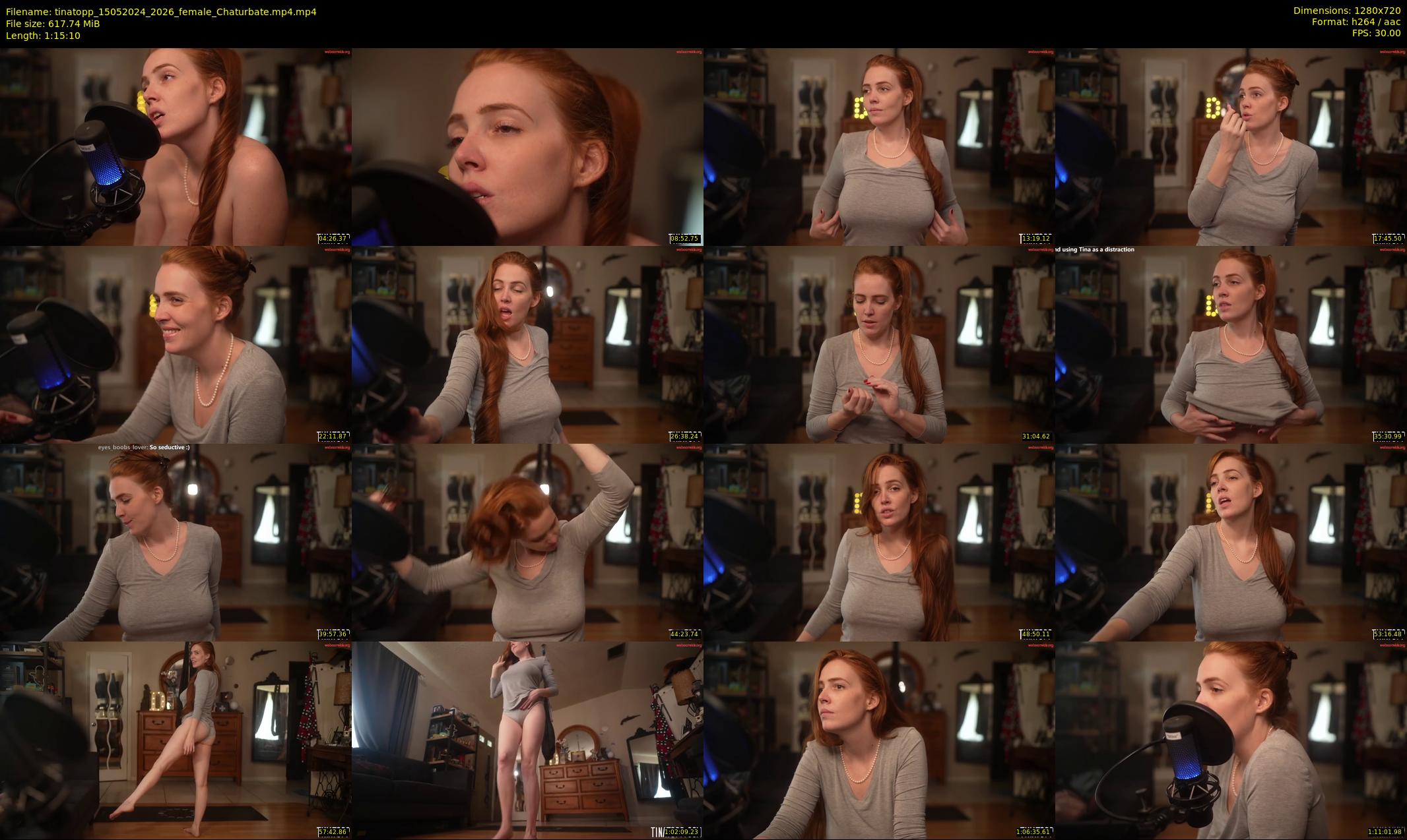 tinatopp — 76 minute Chaturbate female cam show recording, 720p, May 15, 2024