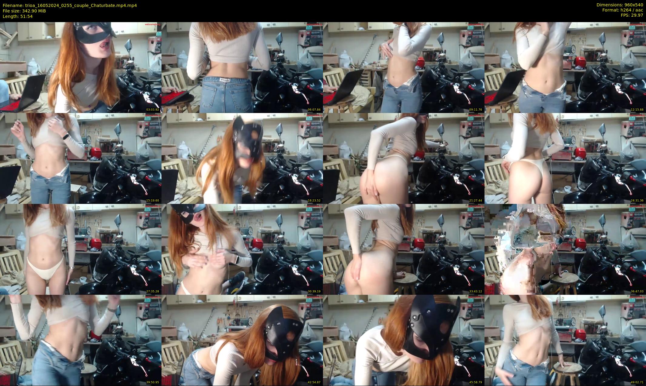 trioa — 52 minute Chaturbate couple cam show recording, 480p, May 16, 2024