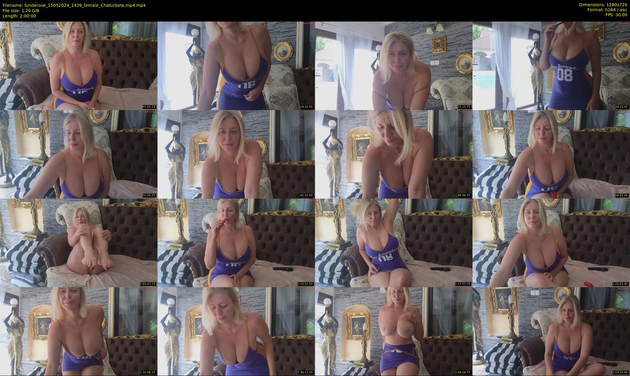 tunderose — 120 minute Chaturbate female cam show recording, 720p, May 15, 2024