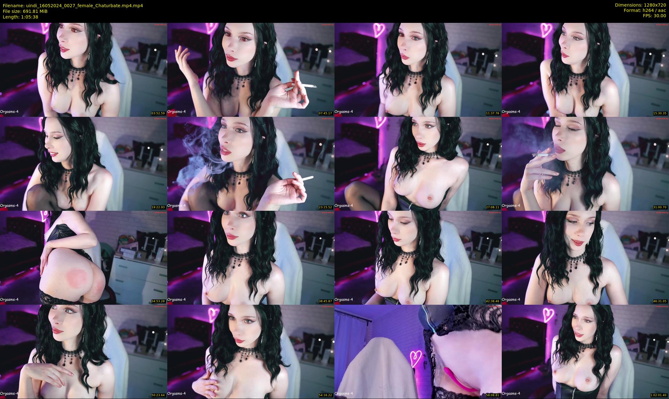 uindi — 66 minute Chaturbate female cam show recording, 720p, May 16, 2024