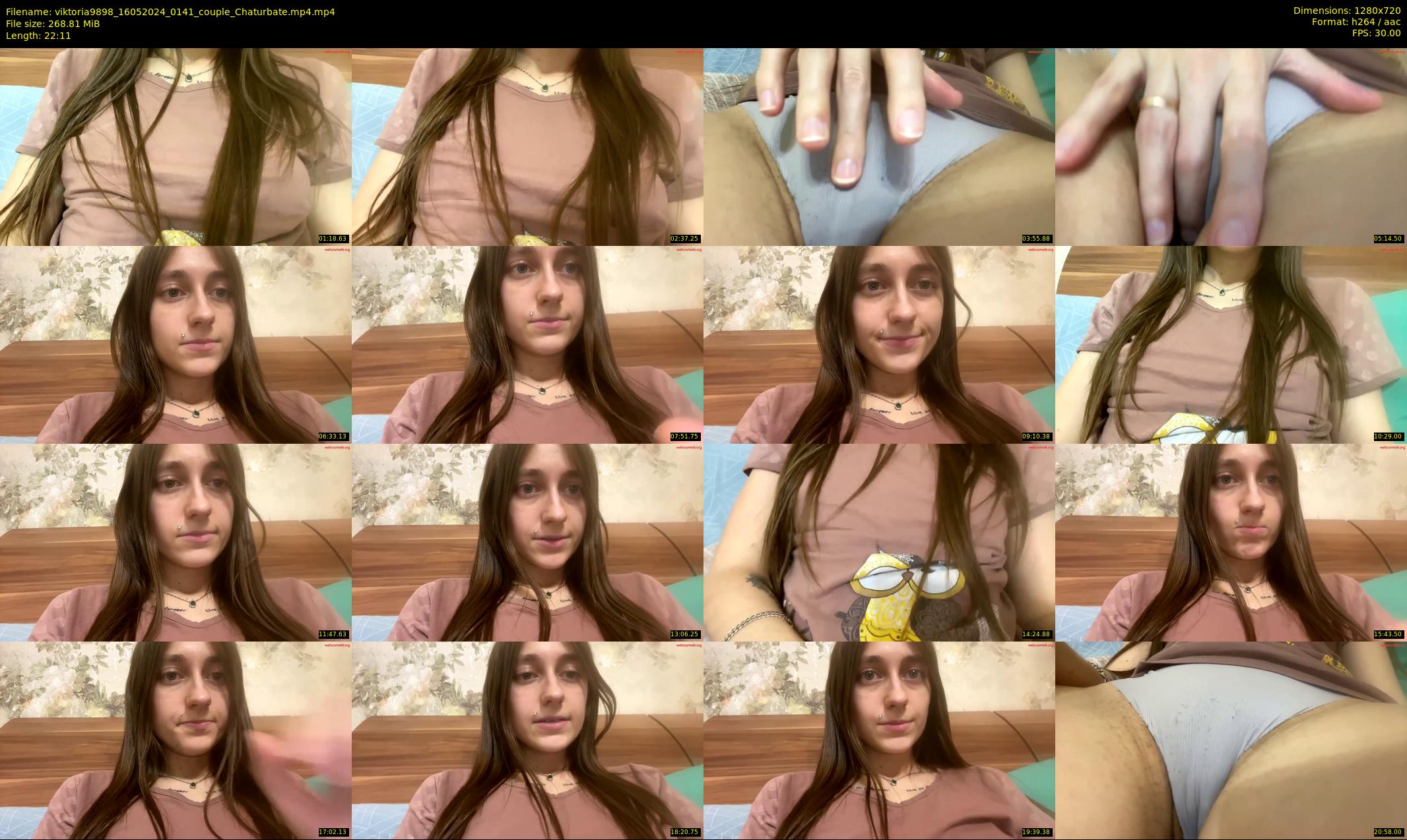 viktoria9898 — 23 minute Chaturbate couple cam show recording, 720p, May 16, 2024