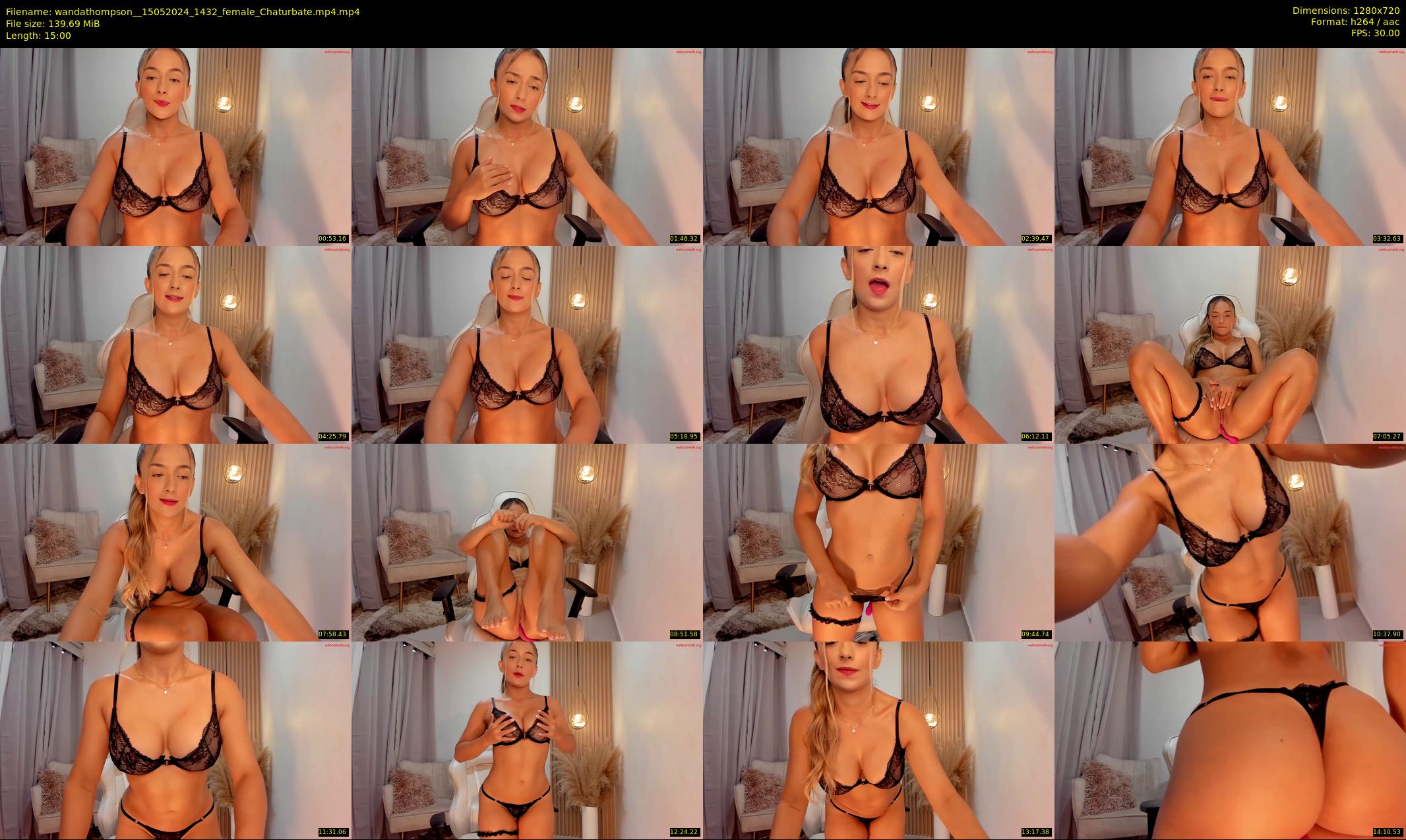 wandathompson_ — 15 minute Chaturbate female cam show recording, 720p, May 15, 2024