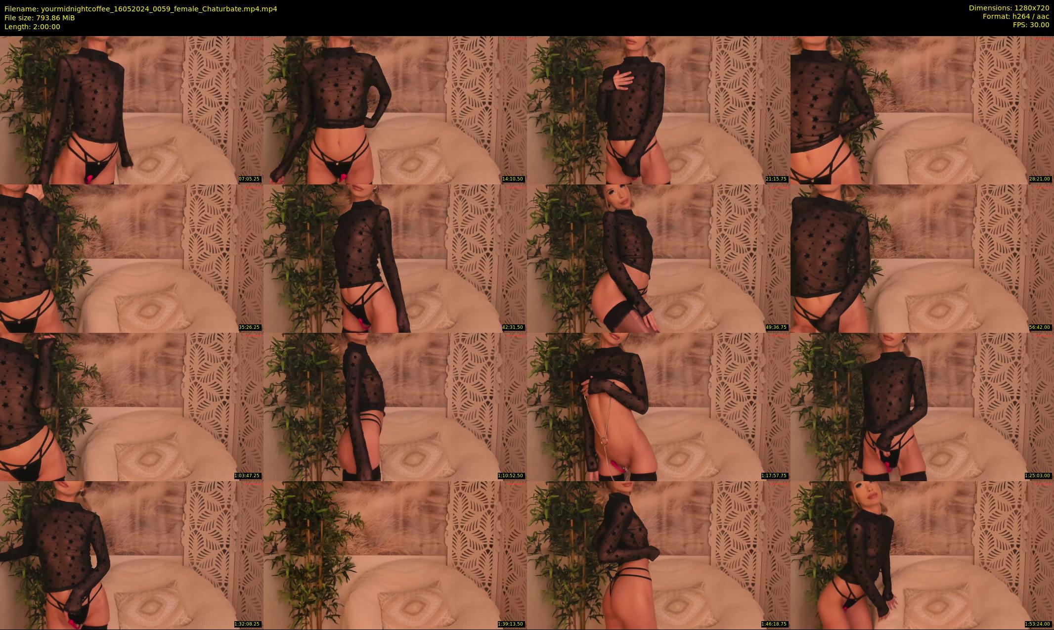yourmidnightcoffee — 120 minute Chaturbate female cam show recording, 720p, May 16, 2024