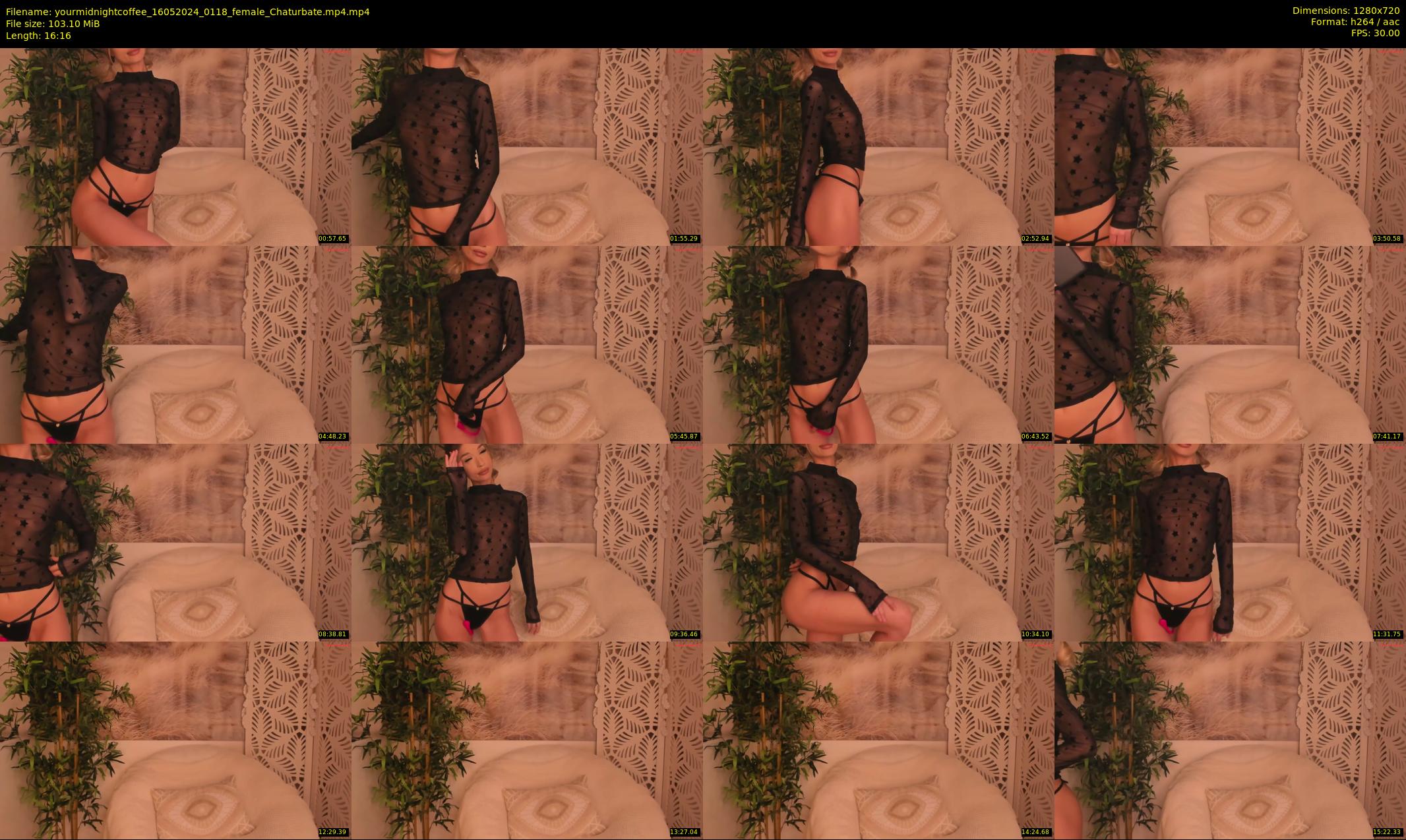 yourmidnightcoffee — 17 minute Chaturbate female cam show recording, 720p, May 16, 2024