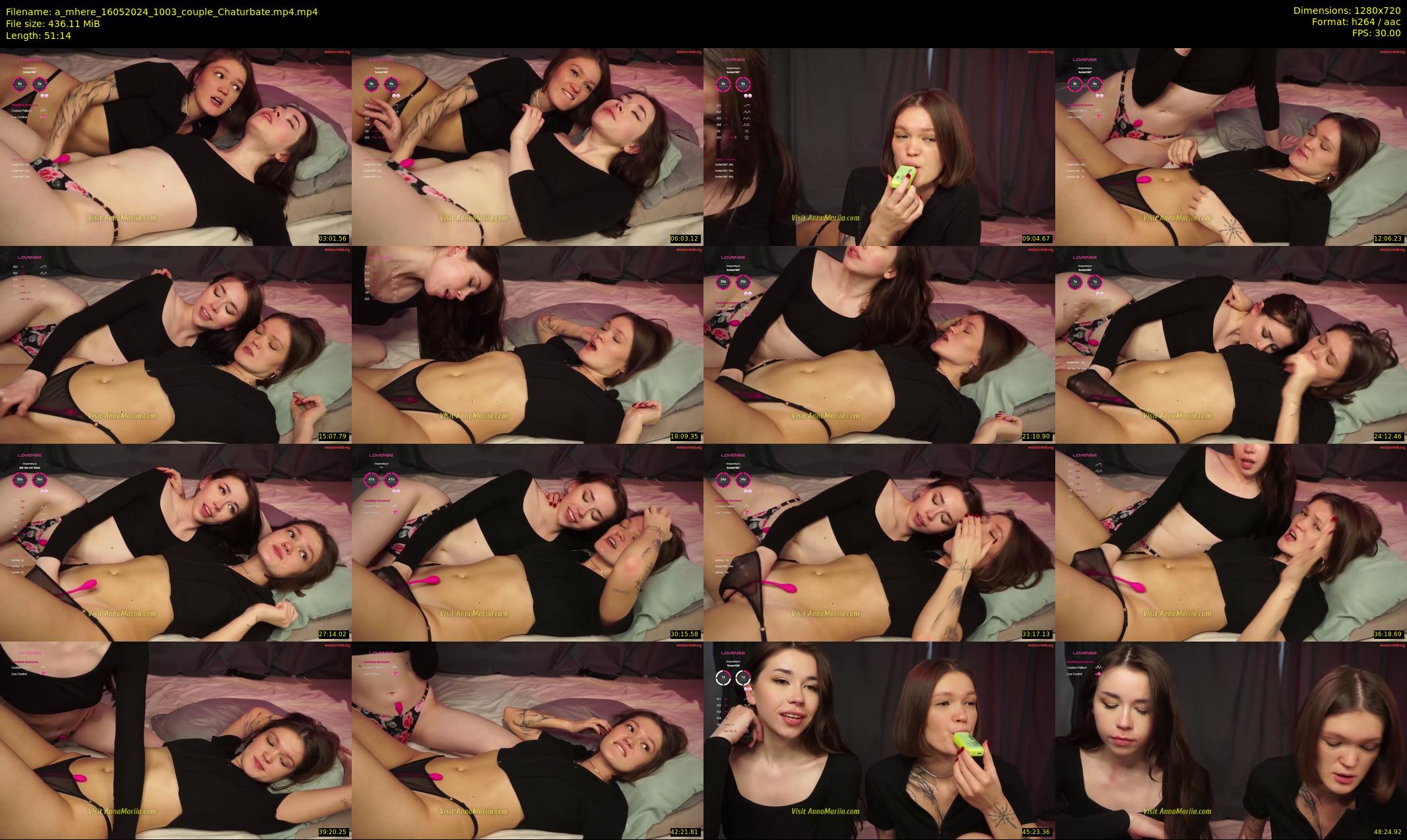 a_mhere — 52 minute Chaturbate couple cam show recording, 720p, May 16, 2024