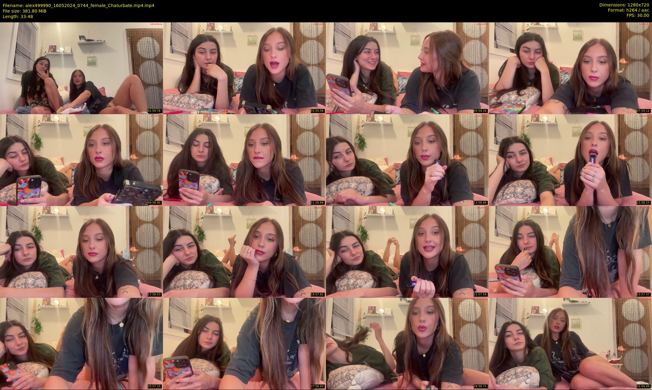 alex499990 — 34 minute Chaturbate female cam show recording, 720p, May 16, 2024
