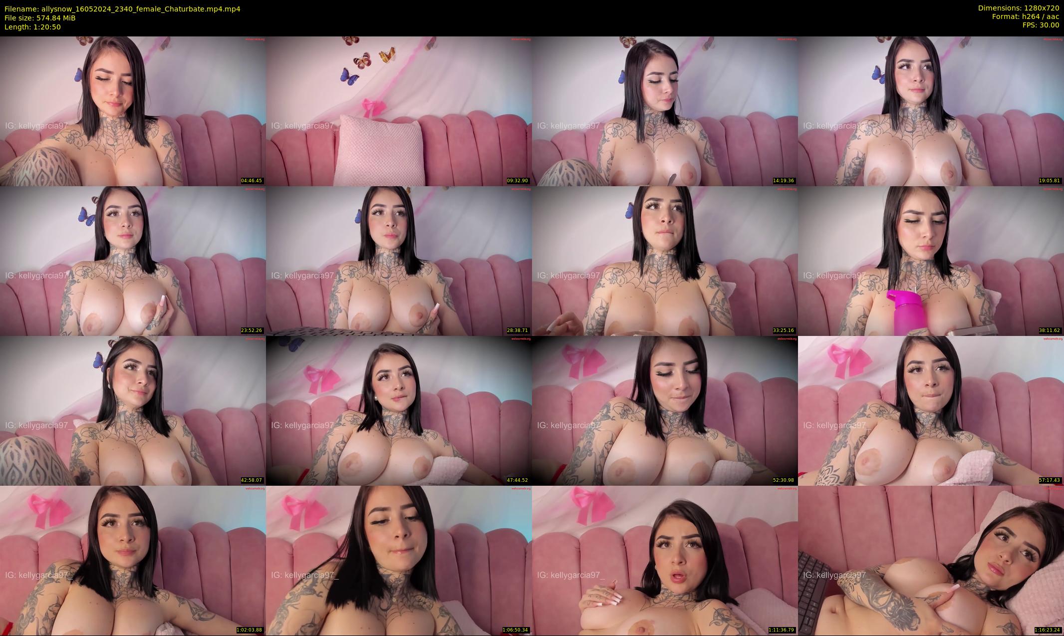 allysnow — 81 minute Chaturbate female cam show recording, 720p, May 16, 2024