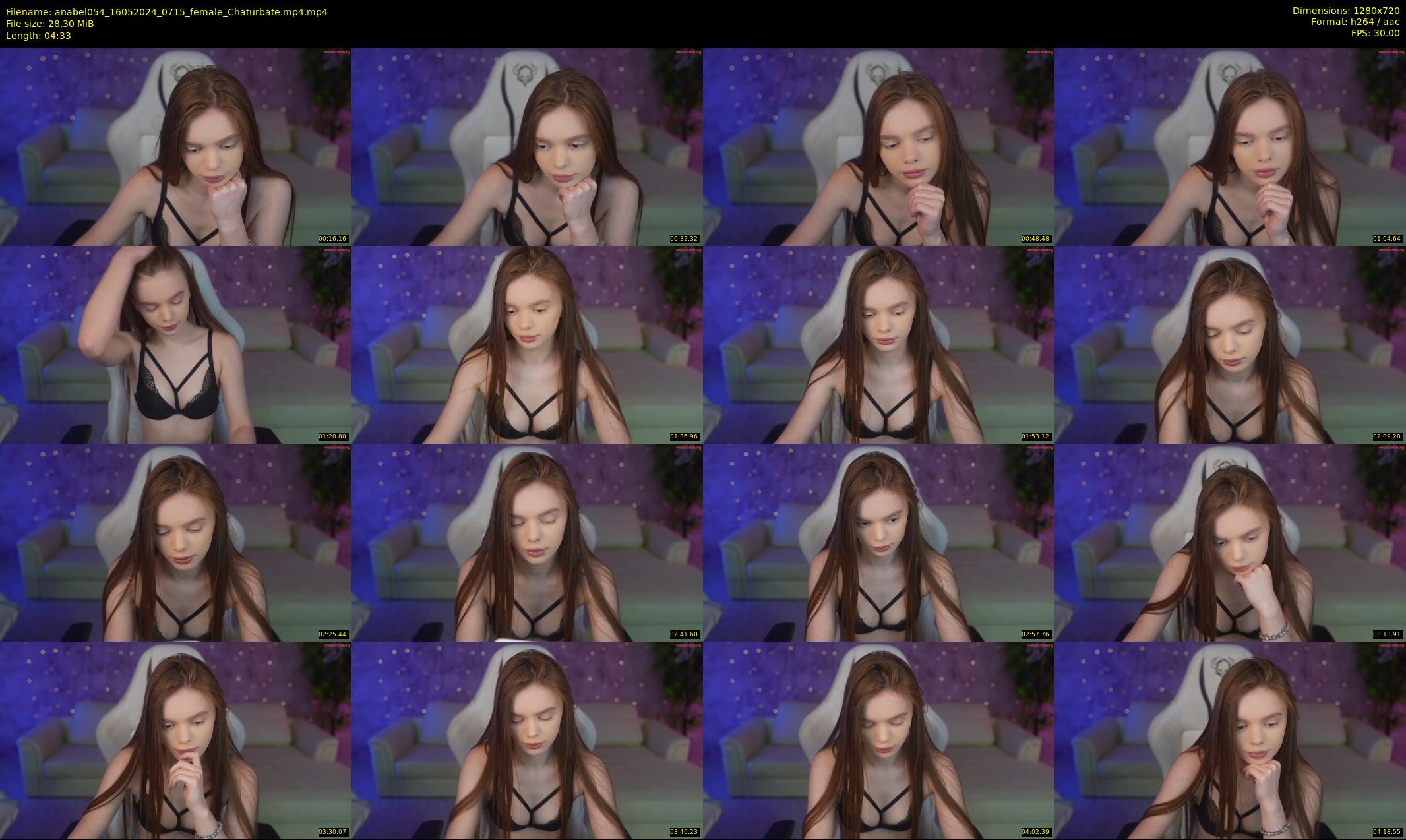 anabel054 — 5 minute Chaturbate female cam show recording, 720p, May 16, 2024