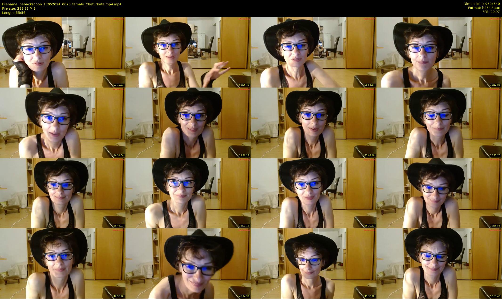 bebacksooon — 56 minute Chaturbate female cam show recording, 480p, May 17, 2024