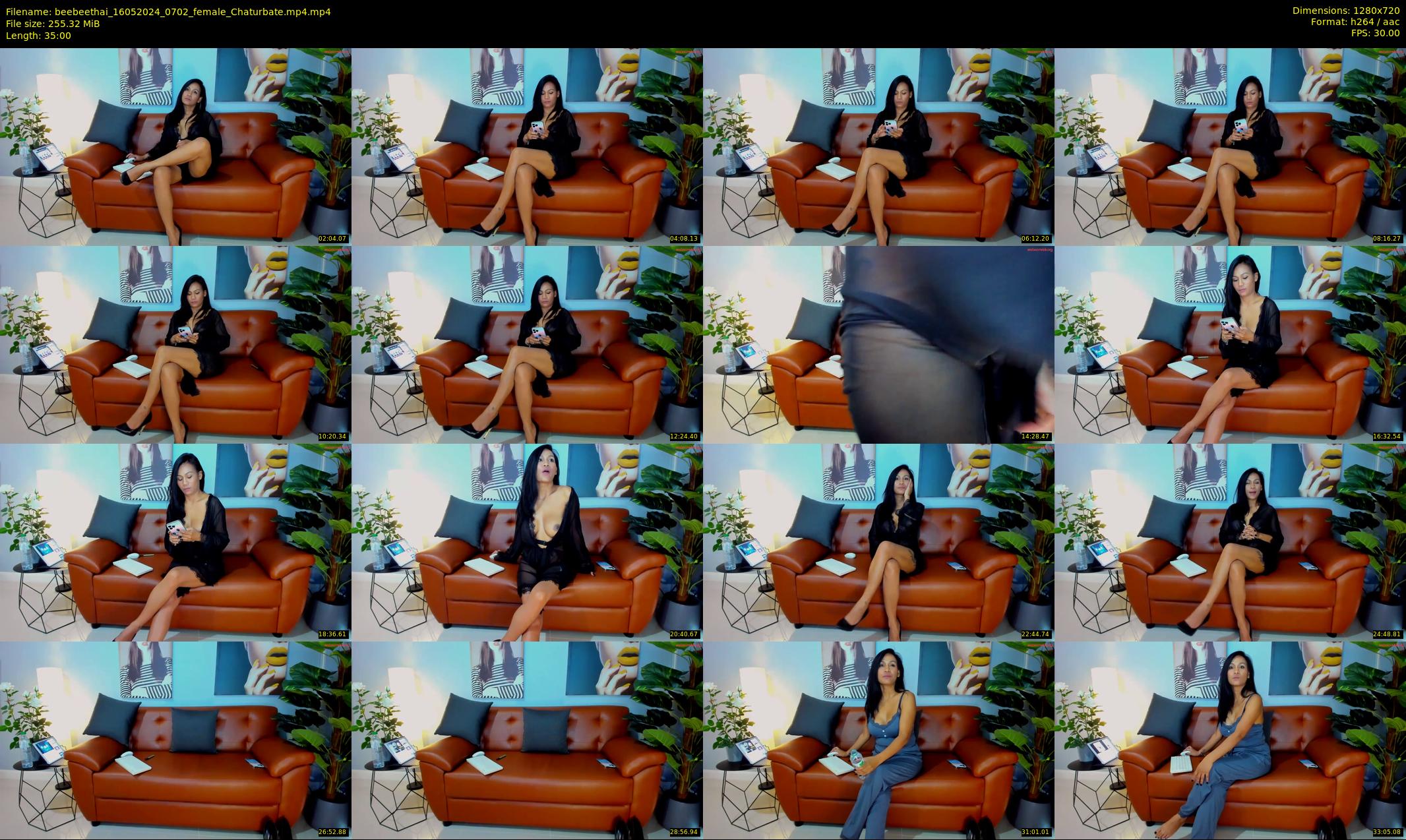 beebeethai — 35 minute Chaturbate female cam show recording, 720p, May 16, 2024