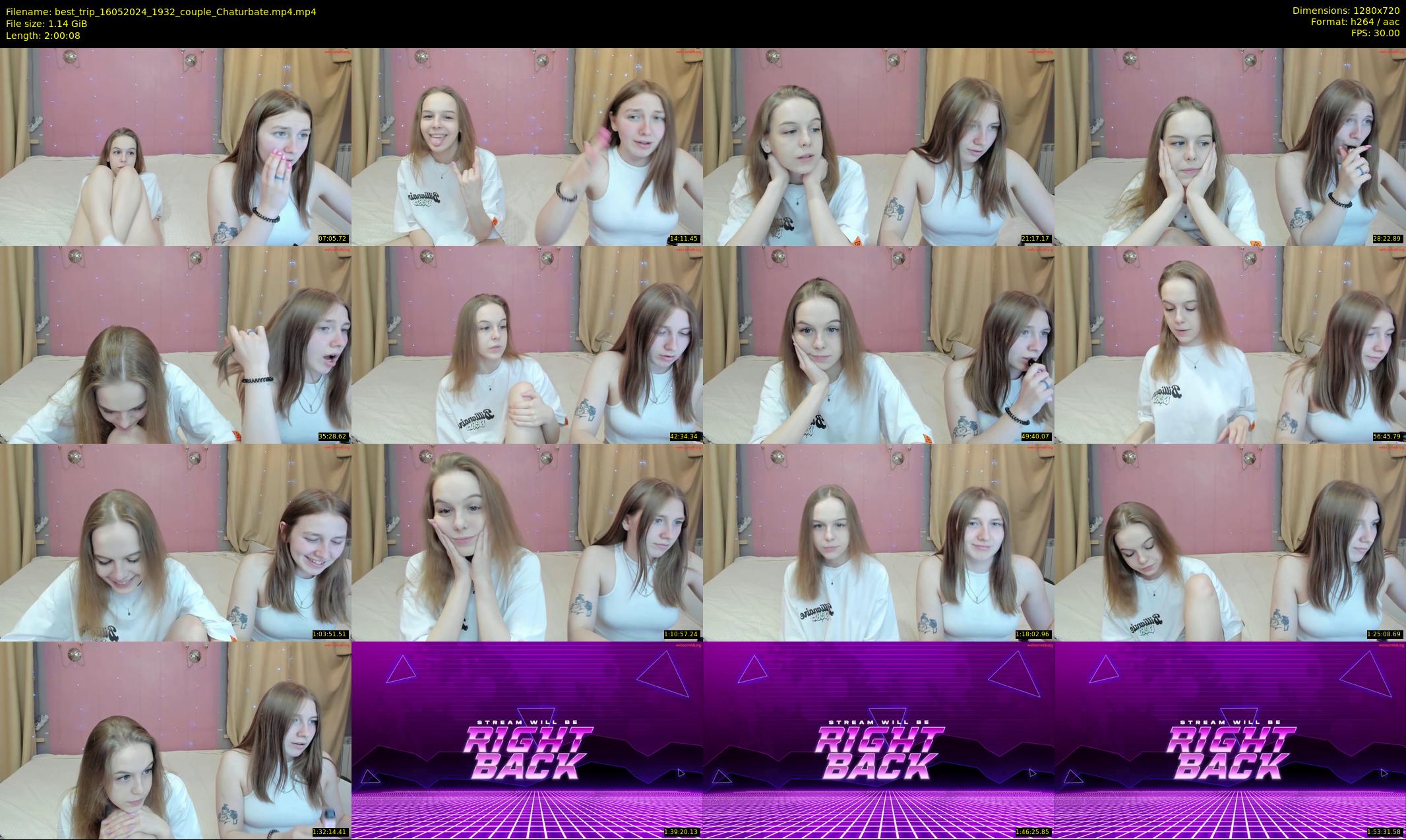 best_trip — 121 minute Chaturbate couple cam show recording, 720p, May 16, 2024