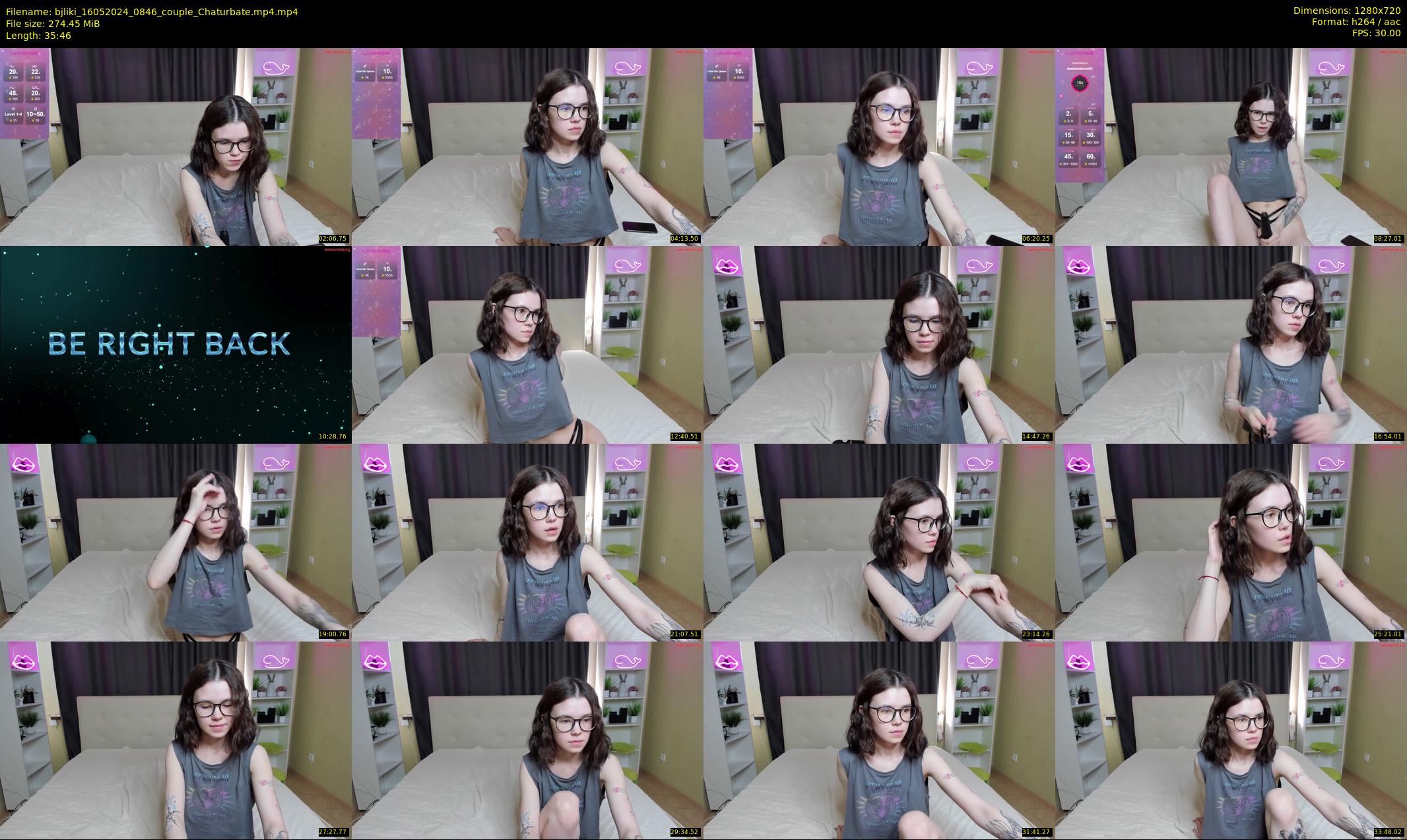 bjliki — 36 minute Chaturbate couple cam show recording, 720p, May 16, 2024