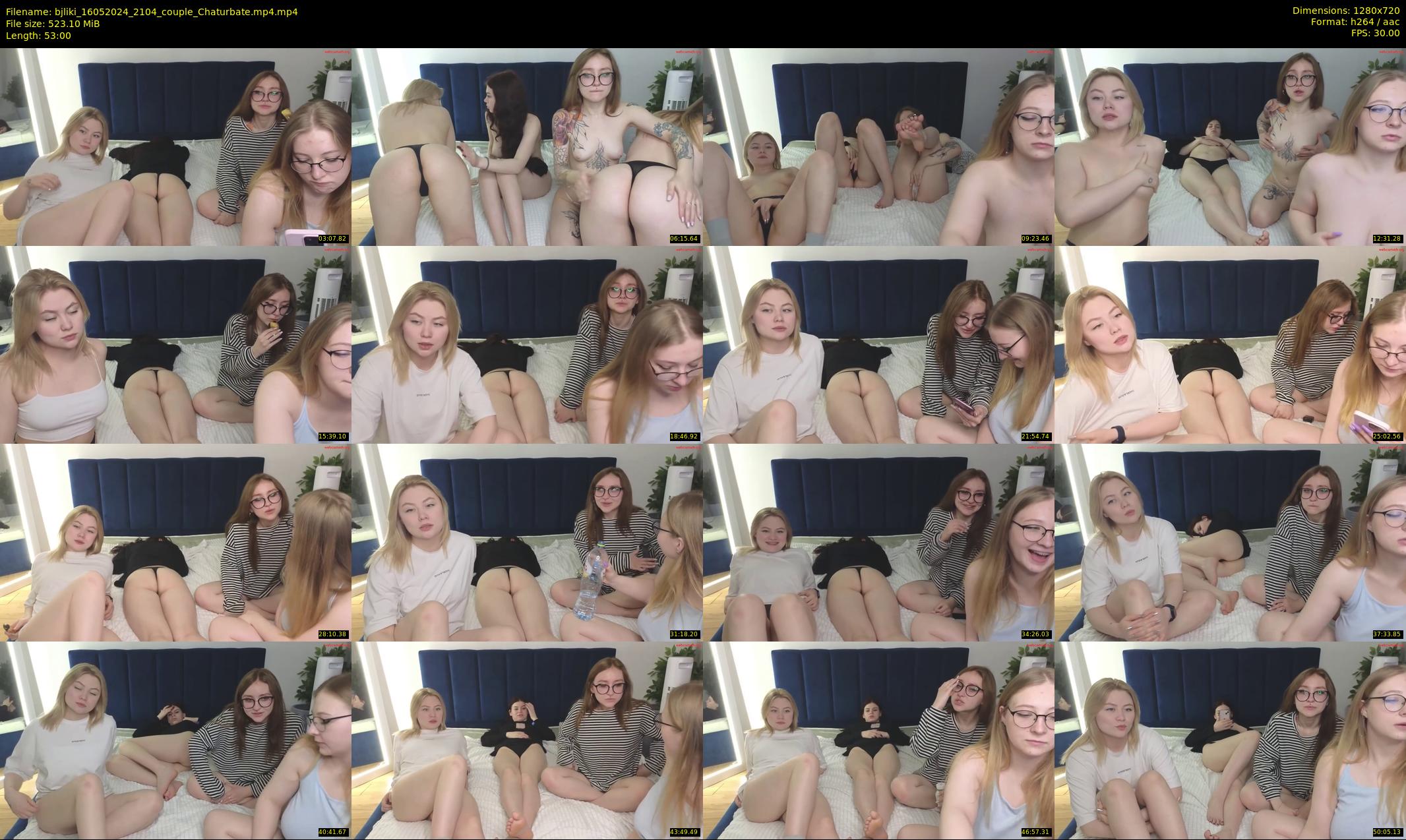 bjliki — 53 minute Chaturbate couple cam show recording, 720p, May 16, 2024