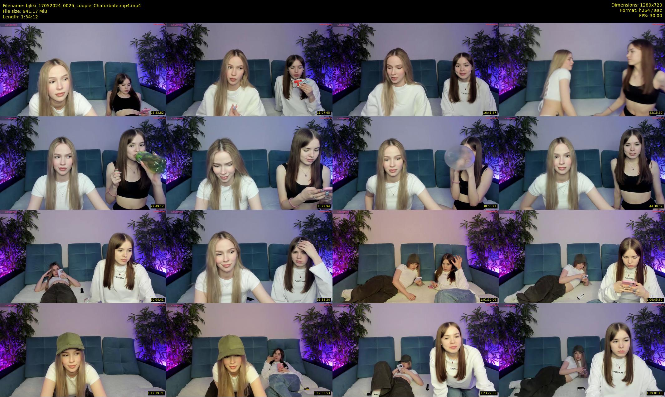 bjliki — 95 minute Chaturbate couple cam show recording, 720p, May 17, 2024