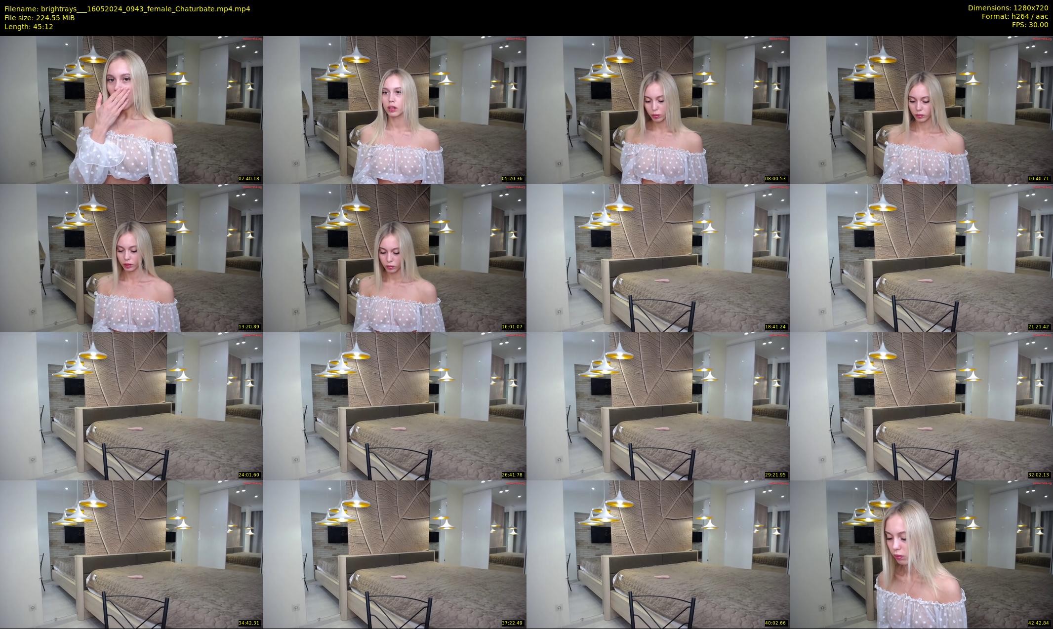 brightrays__ — 46 minute Chaturbate female cam show recording, 720p, May 16, 2024