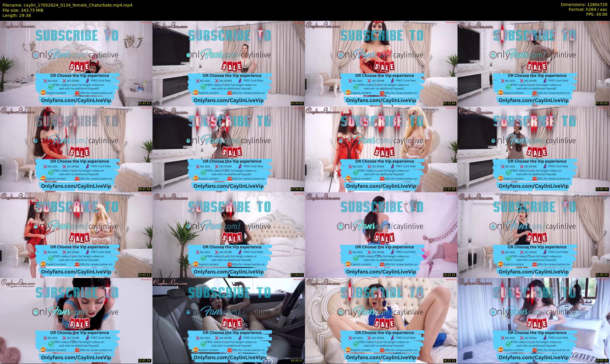 caylin — 30 minute Chaturbate female cam show recording, 720p, May 17, 2024