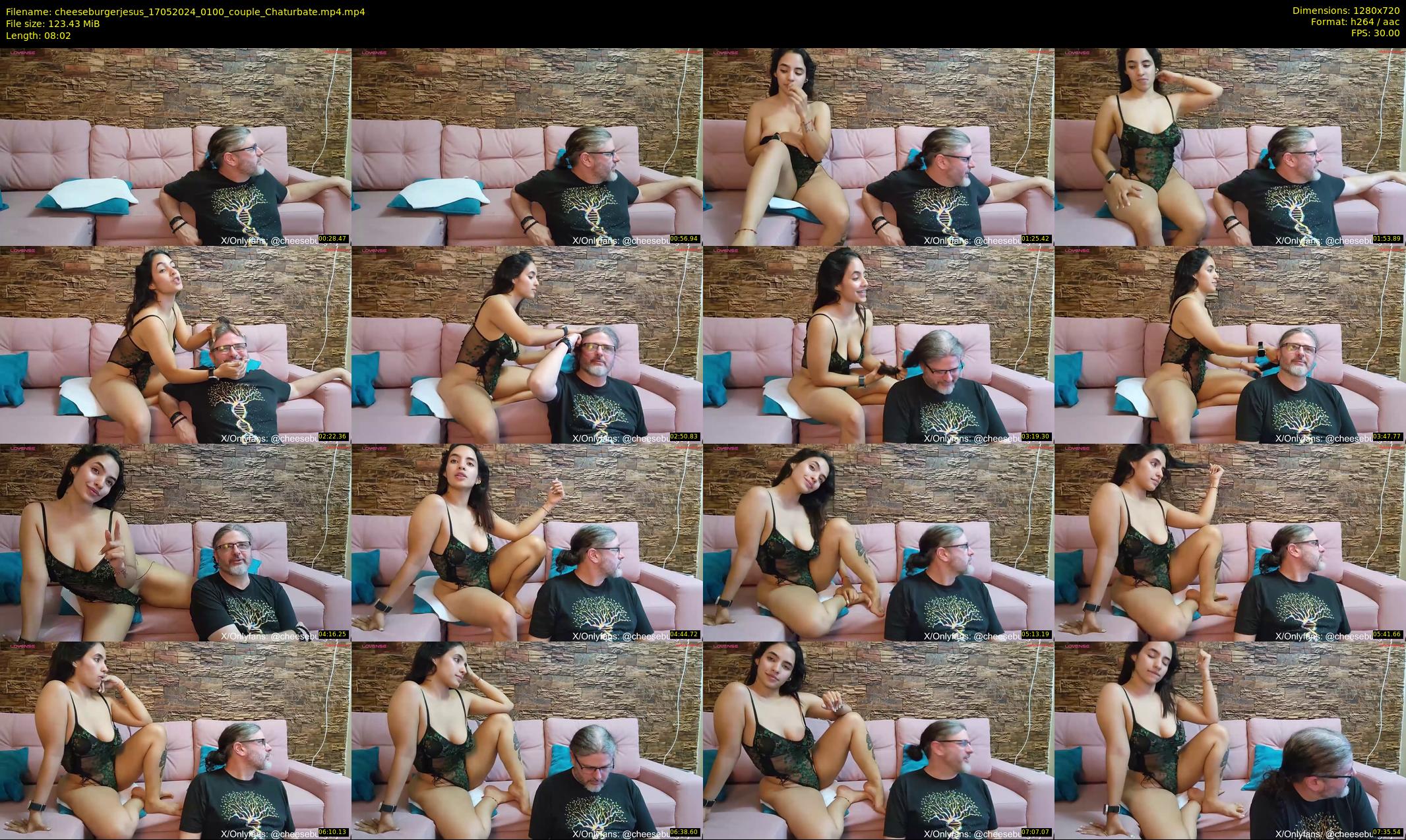 cheeseburgerjesus — 9 minute Chaturbate couple cam show recording, 720p, May 17, 2024