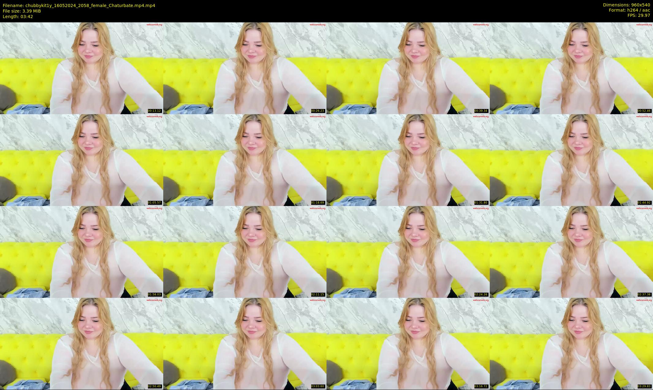 chubbykit1y — 4 minute Chaturbate female cam show recording, 480p, May 16, 2024