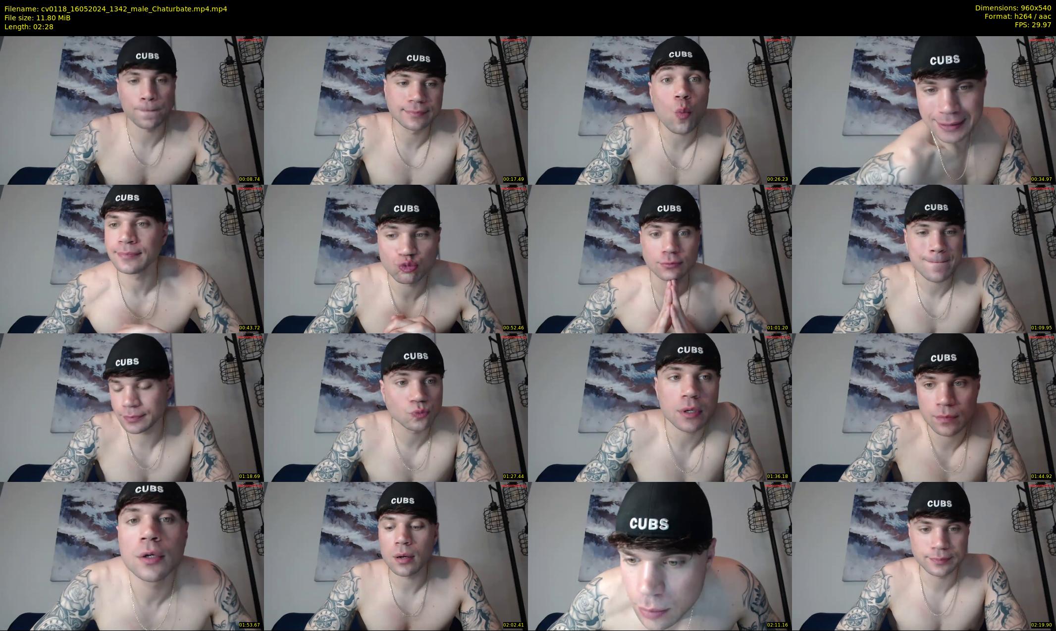 cv0118 — 3 minute Chaturbate male cam show recording, 480p, May 16, 2024