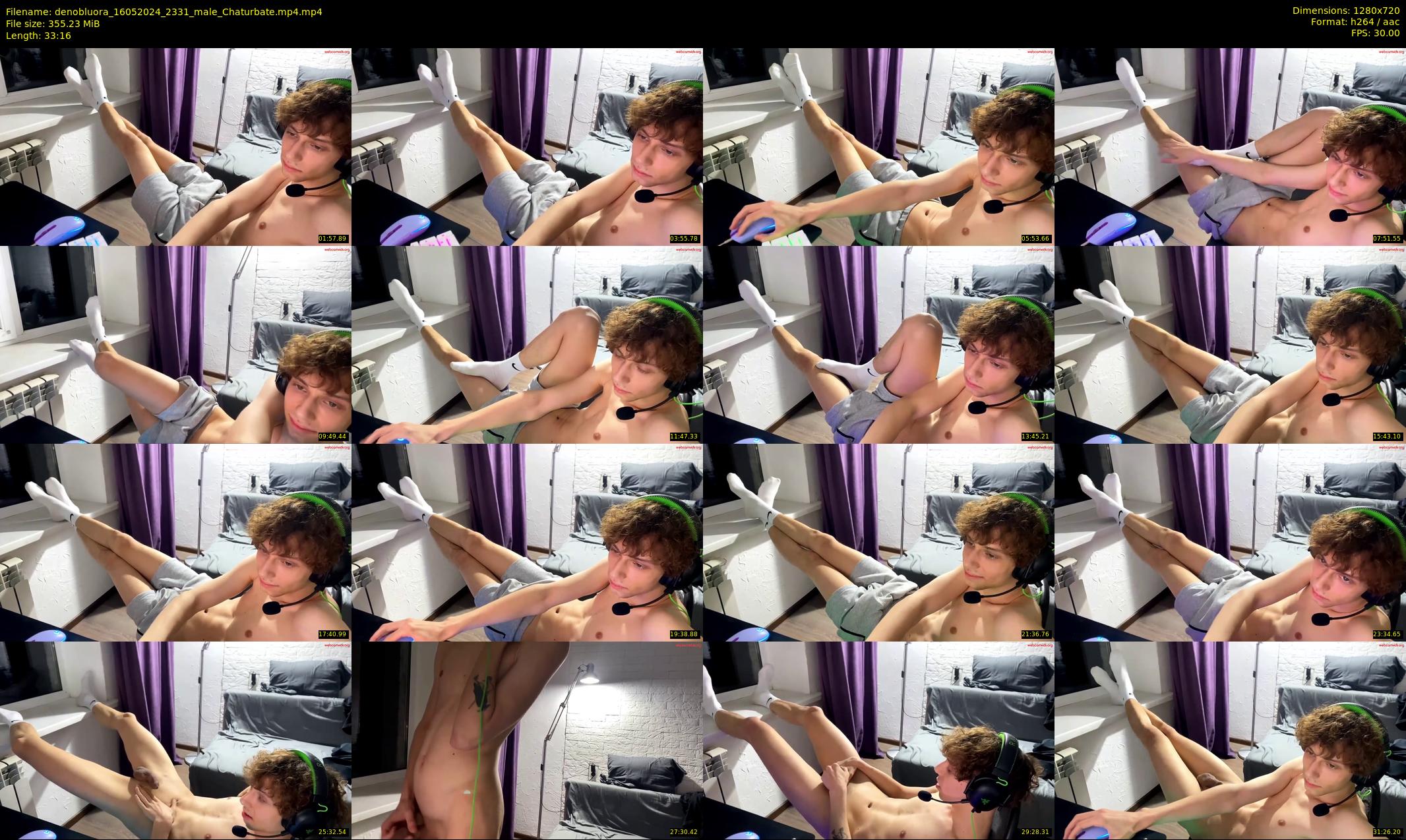 denobluora — 34 minute Chaturbate male cam show recording, 720p, May 16, 2024
